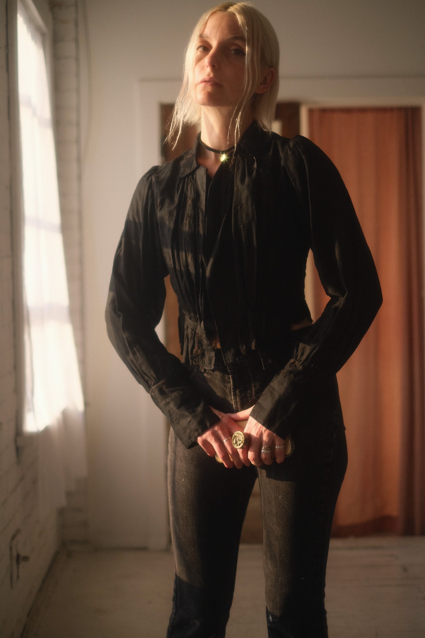 1900s Mourning Top