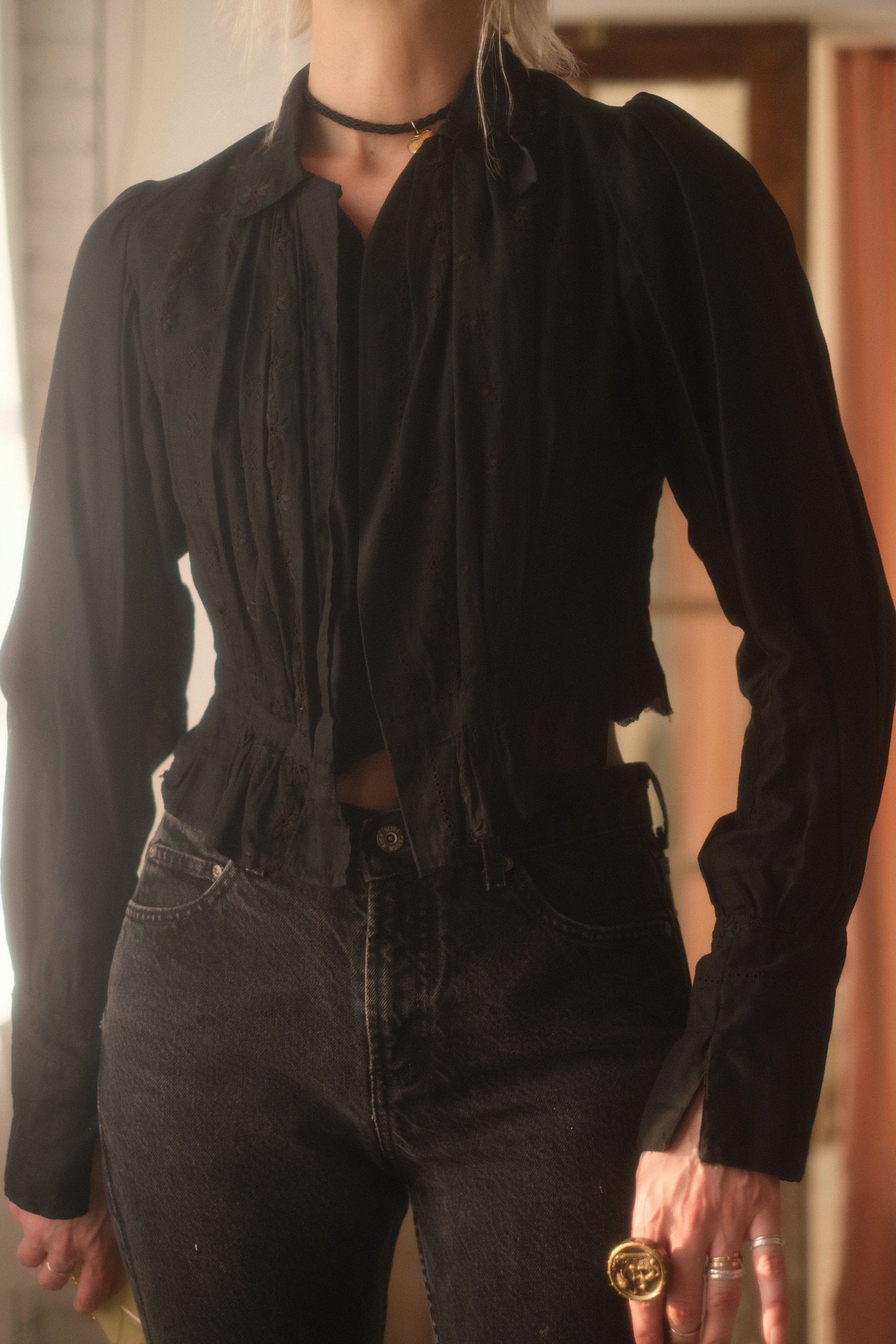 1900s Mourning Top