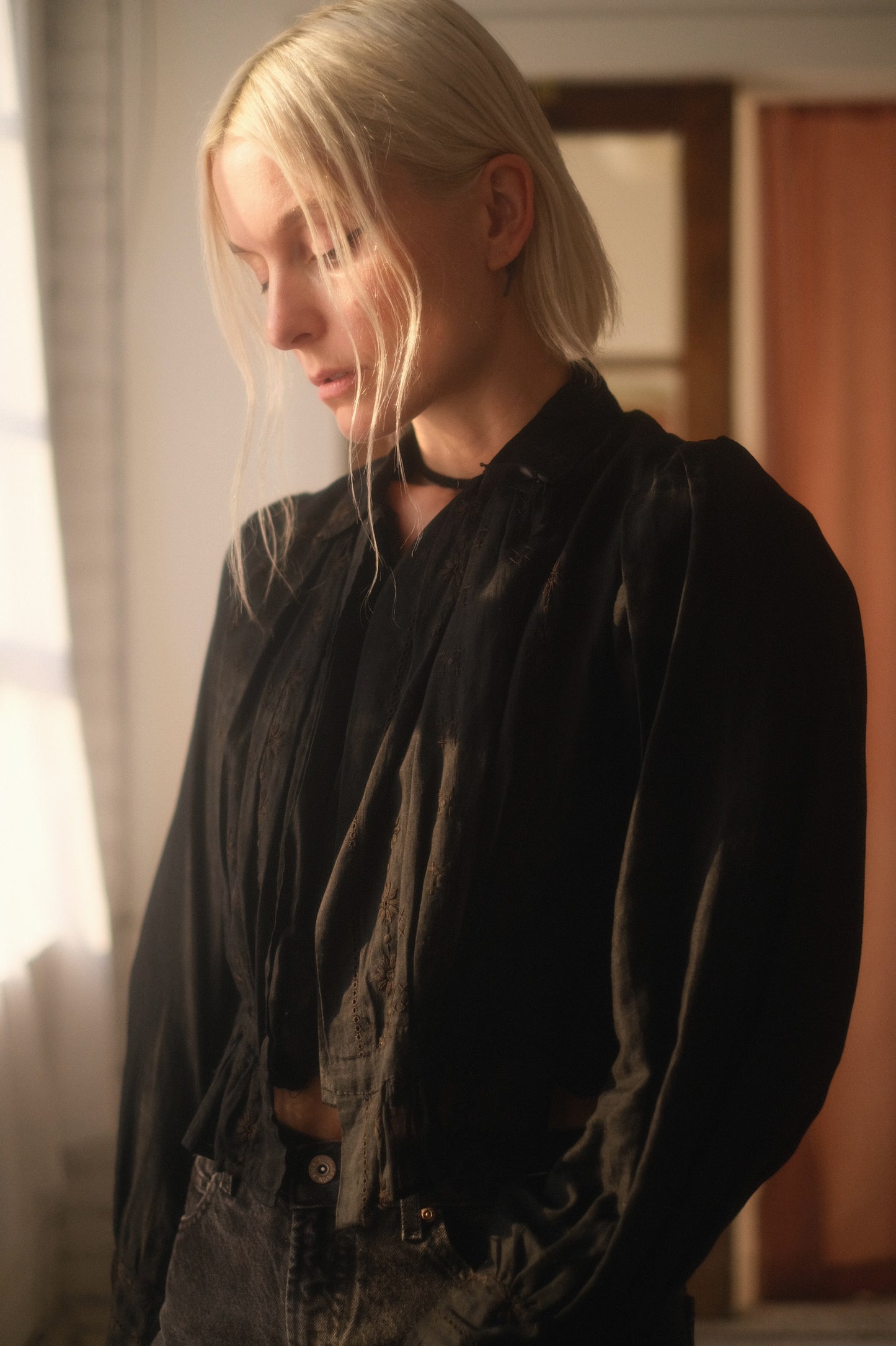 1900s Mourning Top