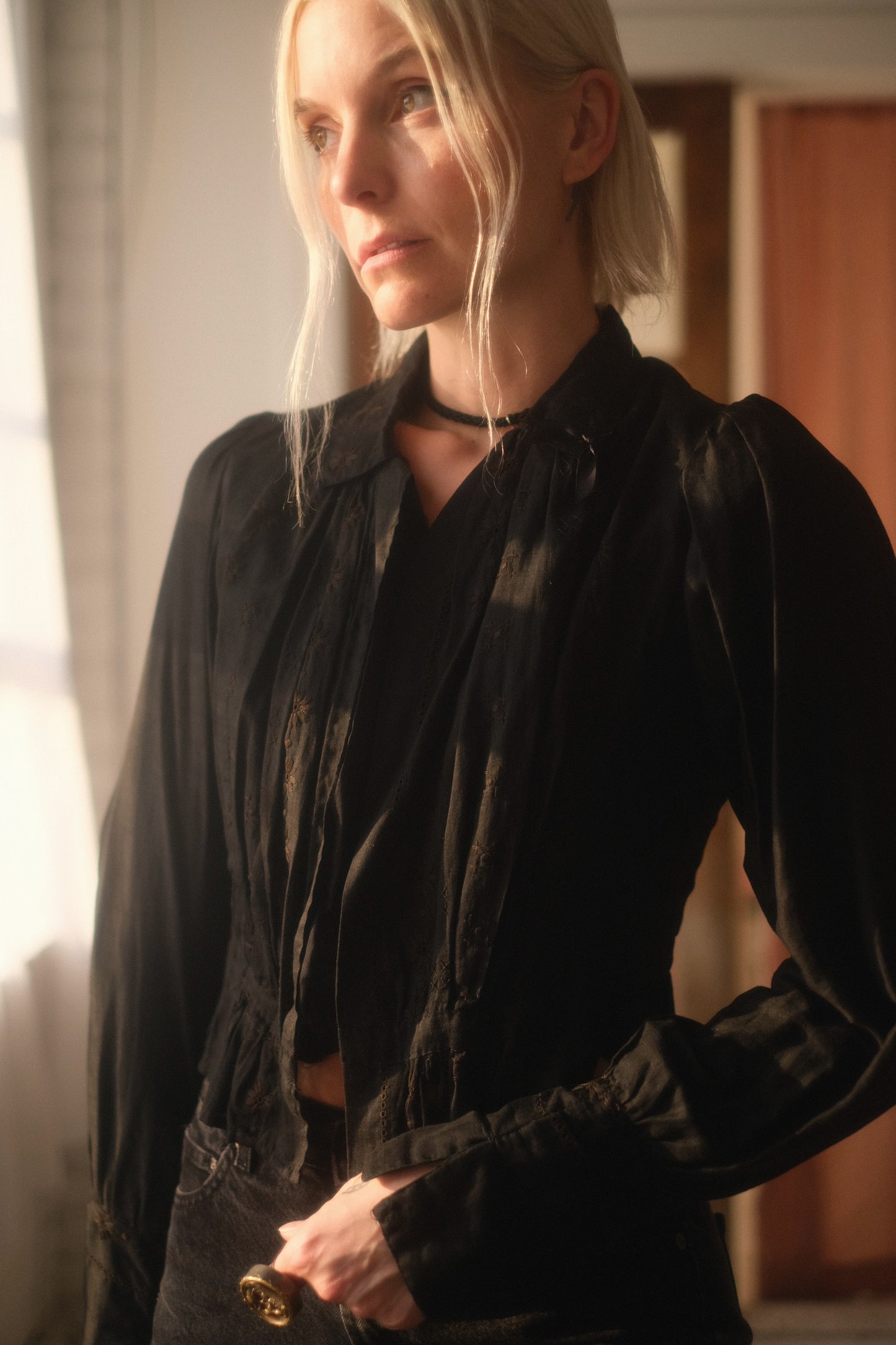 1900s Mourning Top
