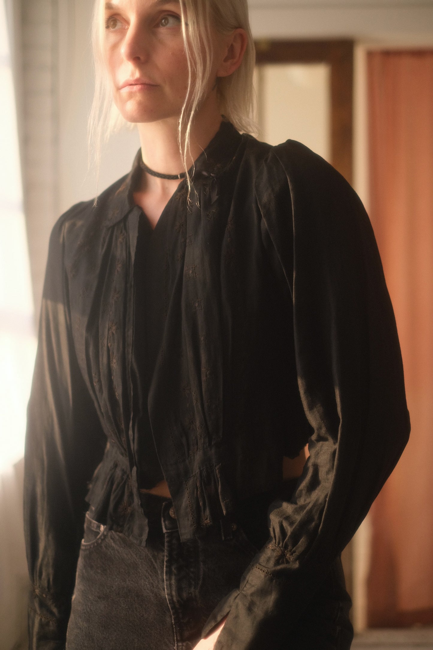 1900s Mourning Top