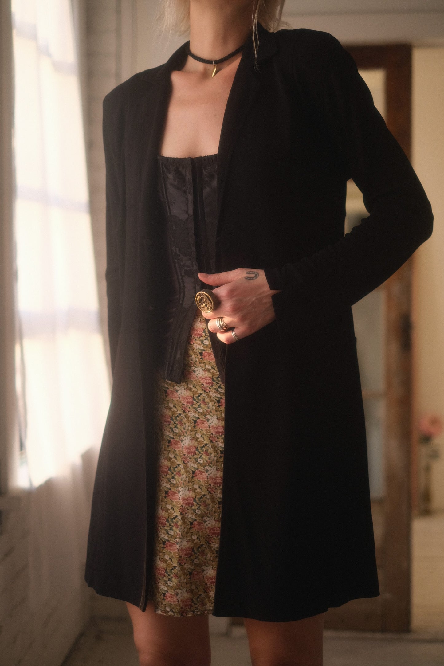 1990s Long Slinky Blazer
