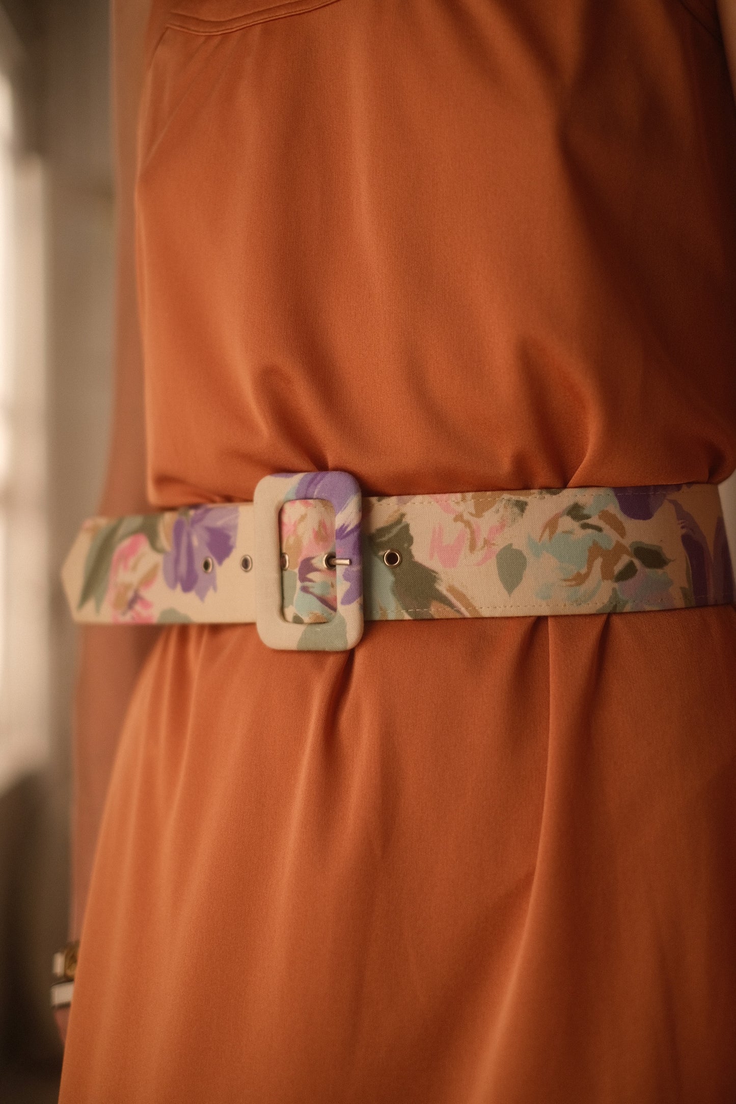 1980s Pastel Garden Belt