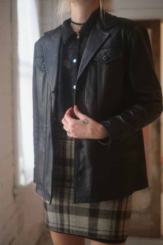 2000s Leather Jacket