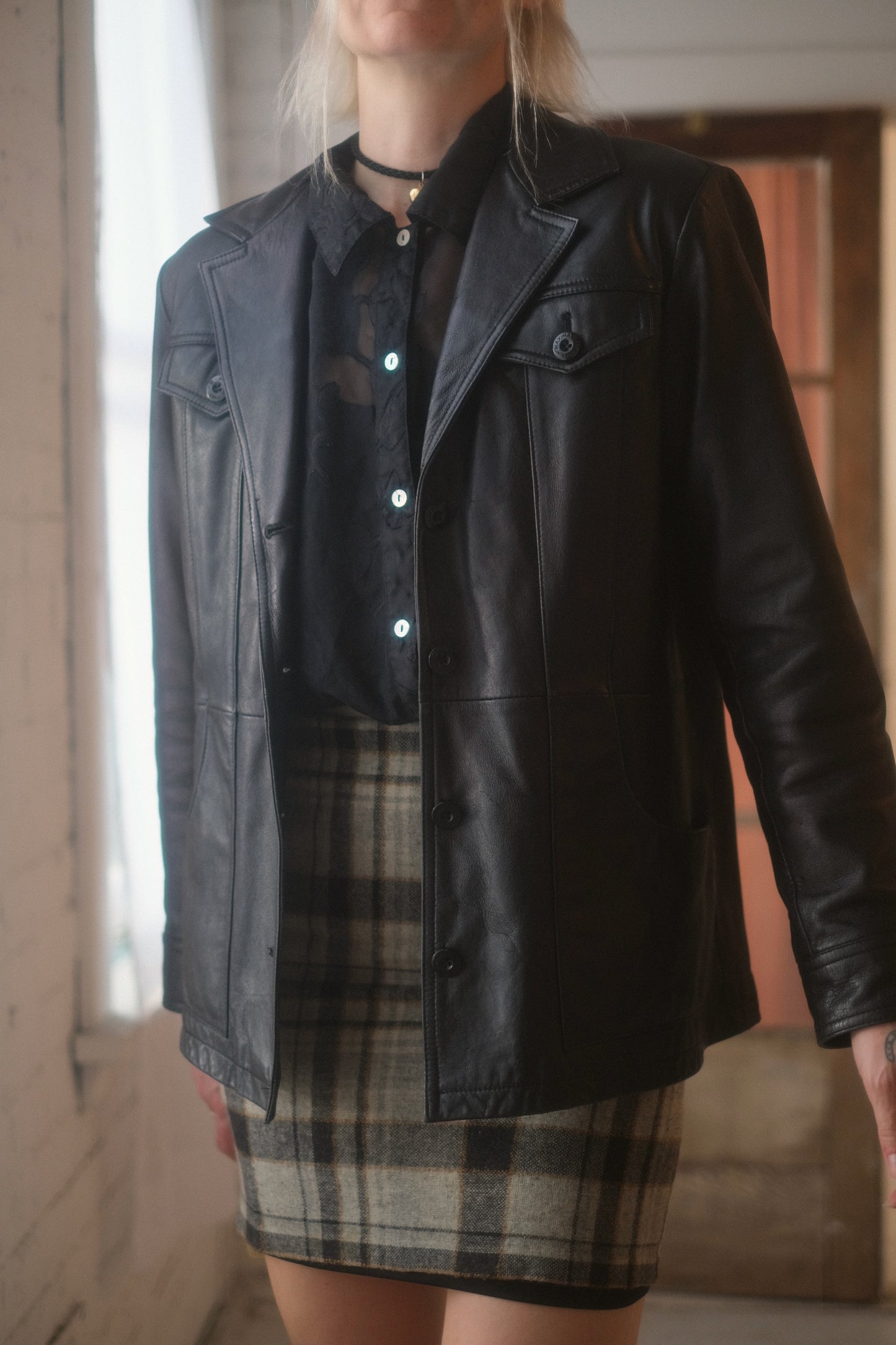 2000s Leather Jacket