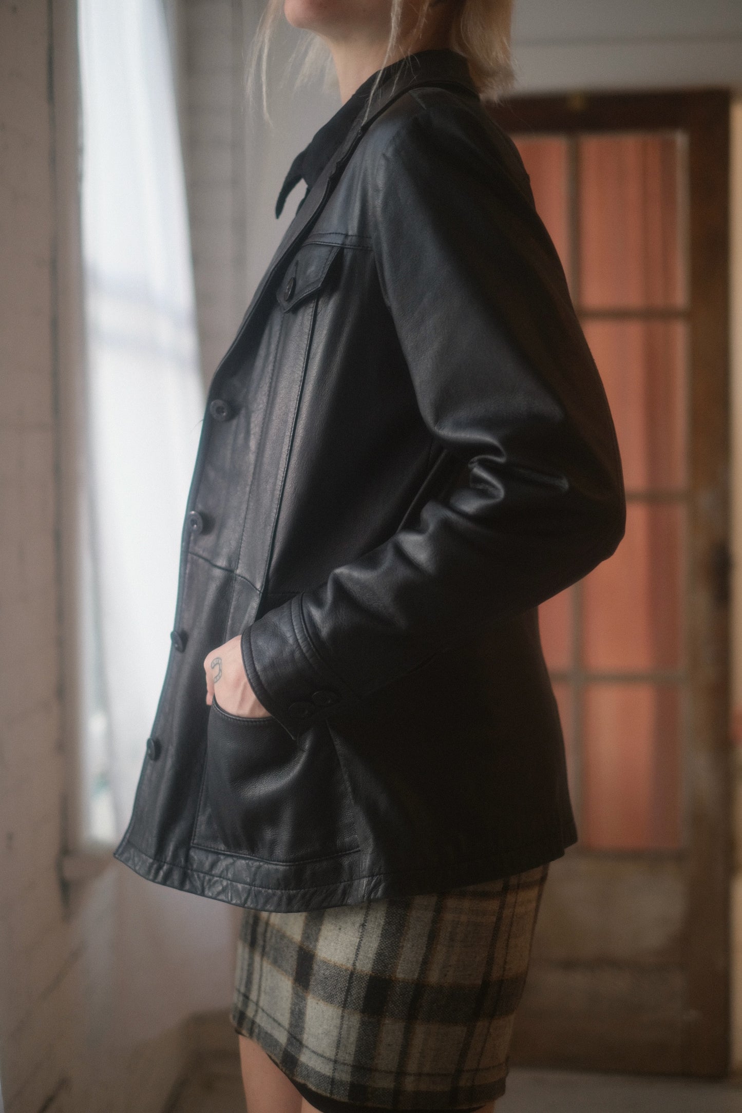 2000s Leather Jacket