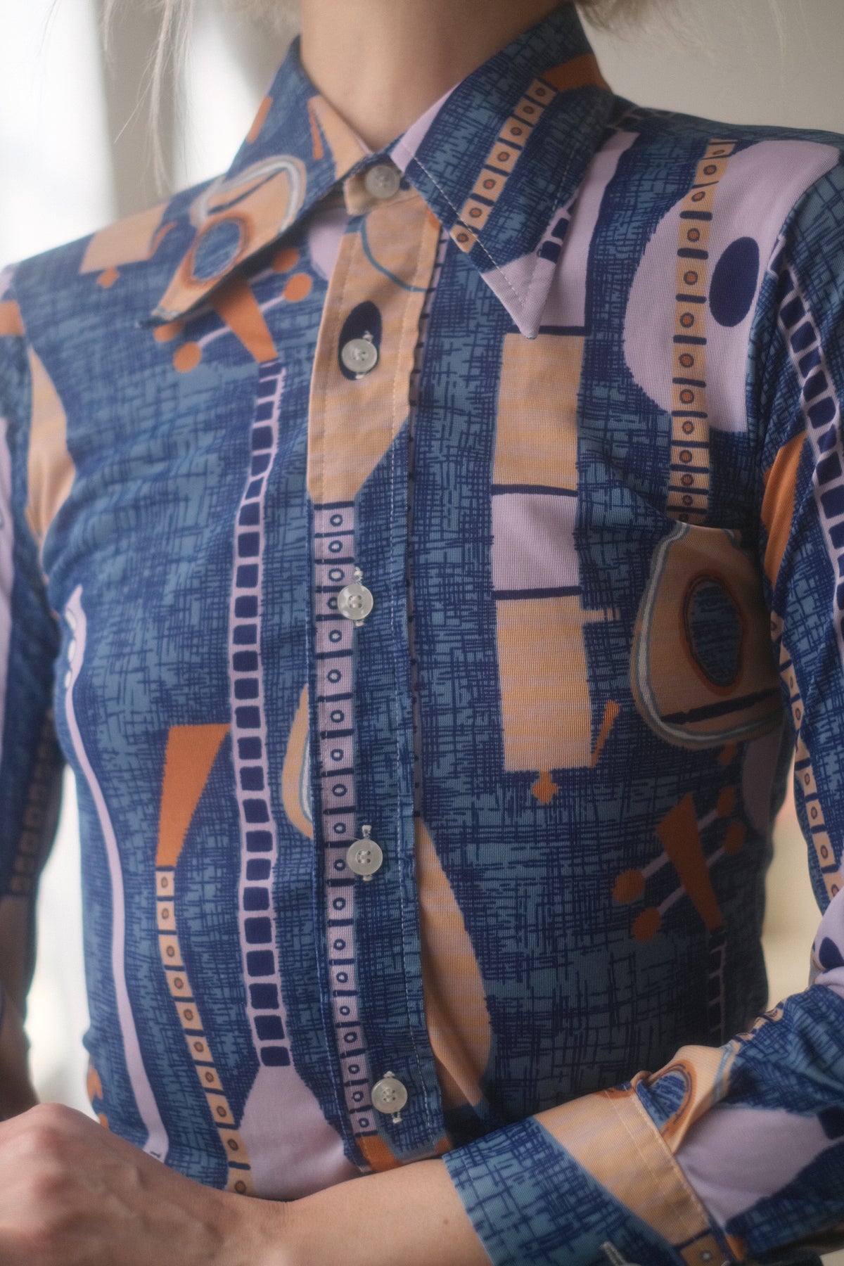 1970s Lee Mandolin Button Up