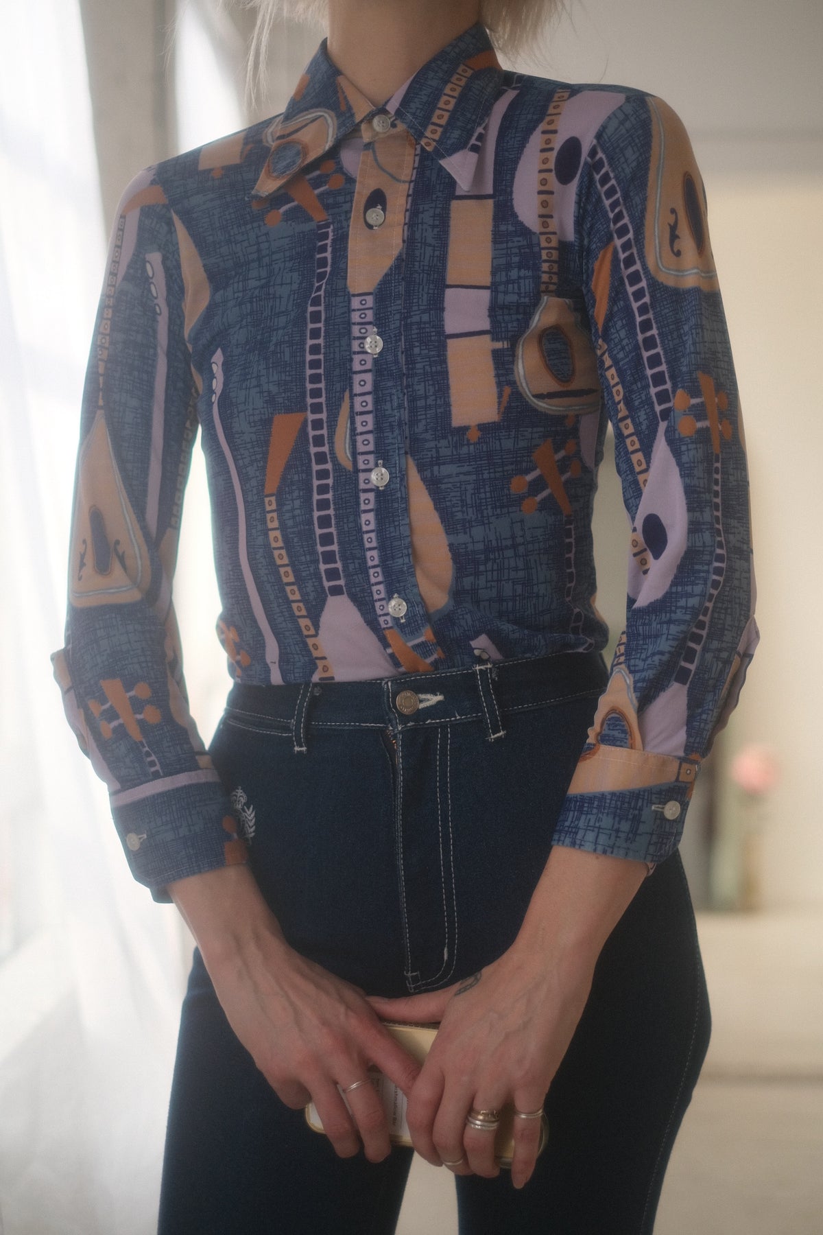 1970s Lee Mandolin Button Up