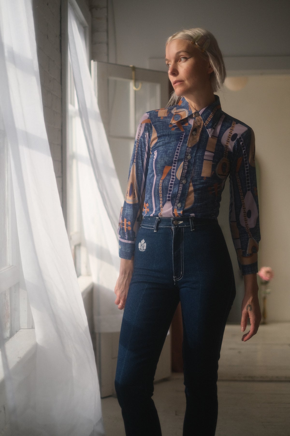 1970s Lee Mandolin Button Up