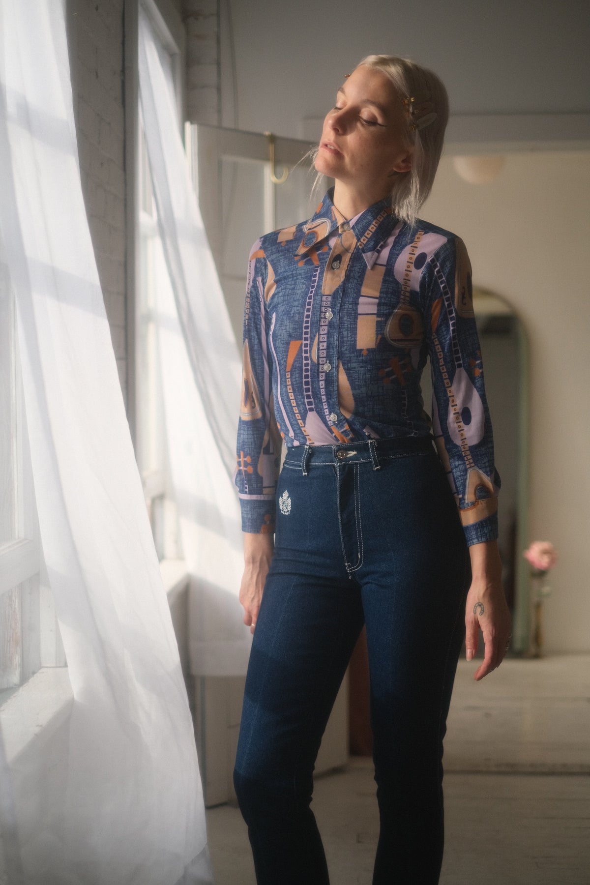 1980s Dark Denim Jeans