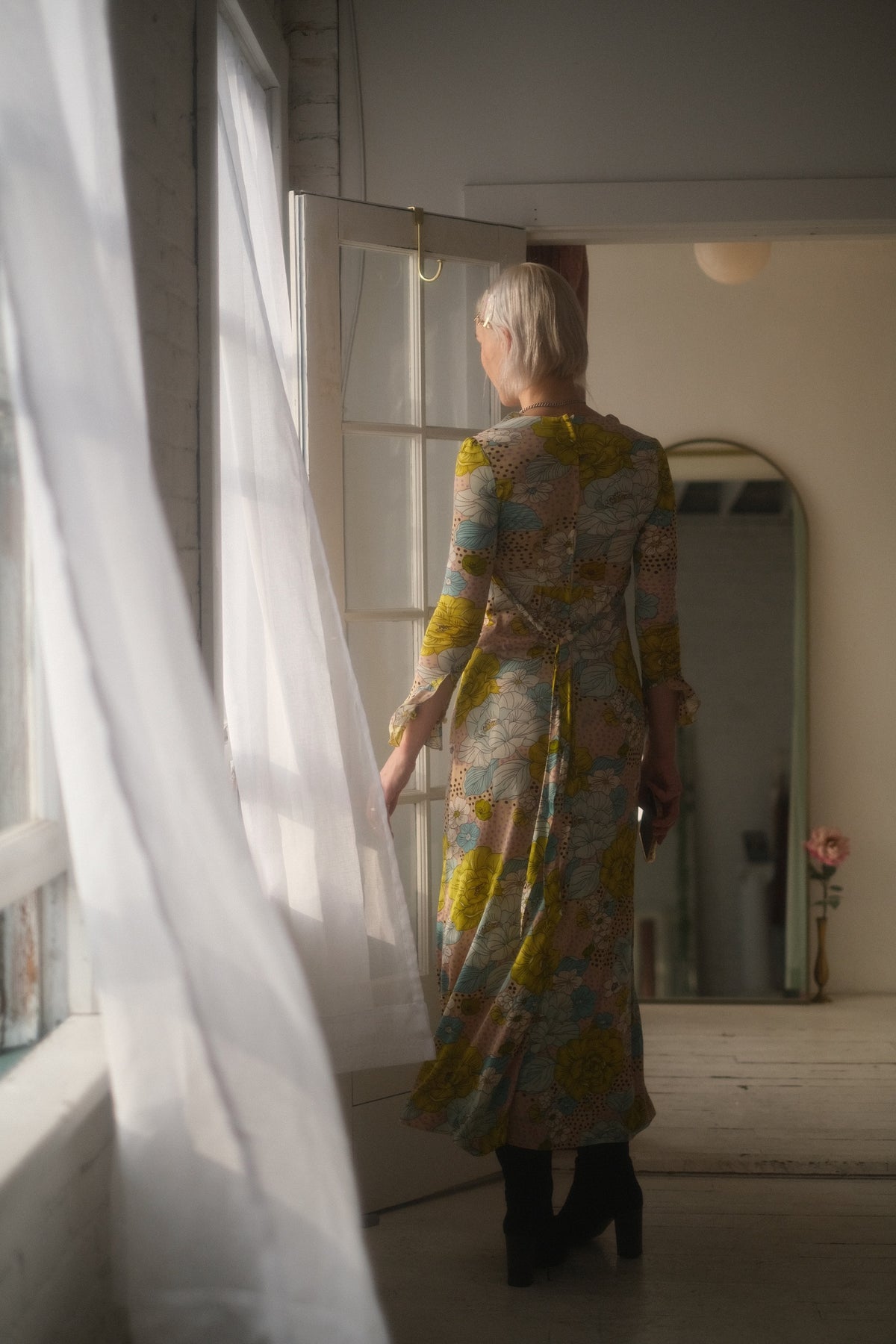 1970s Sunshine Garden Dress
