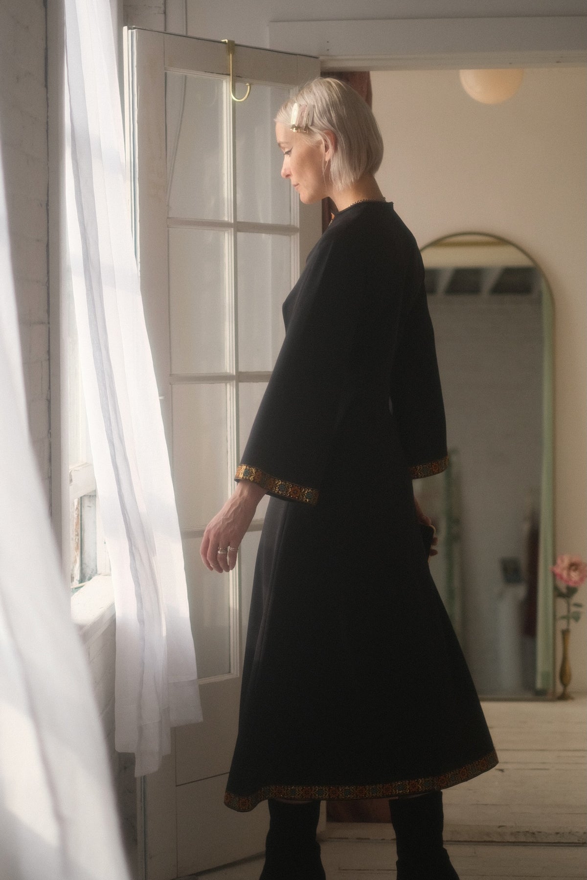 1960s Gold Noir Gown