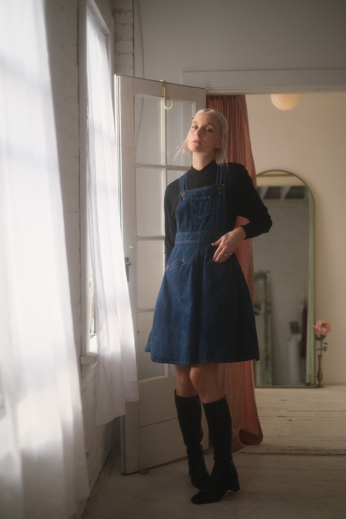 1970s Denim Pinafore