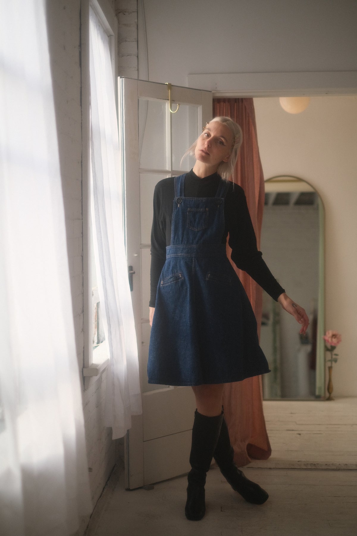 1970s Denim Pinafore