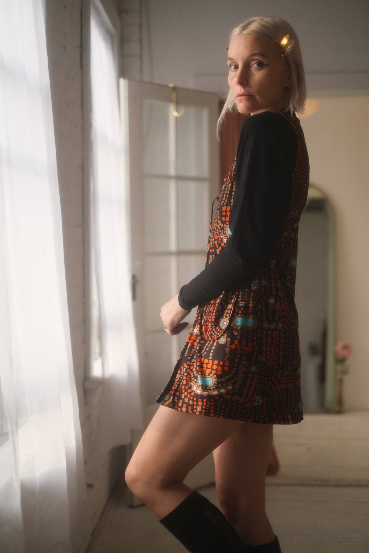 1960s Lace Up Vest