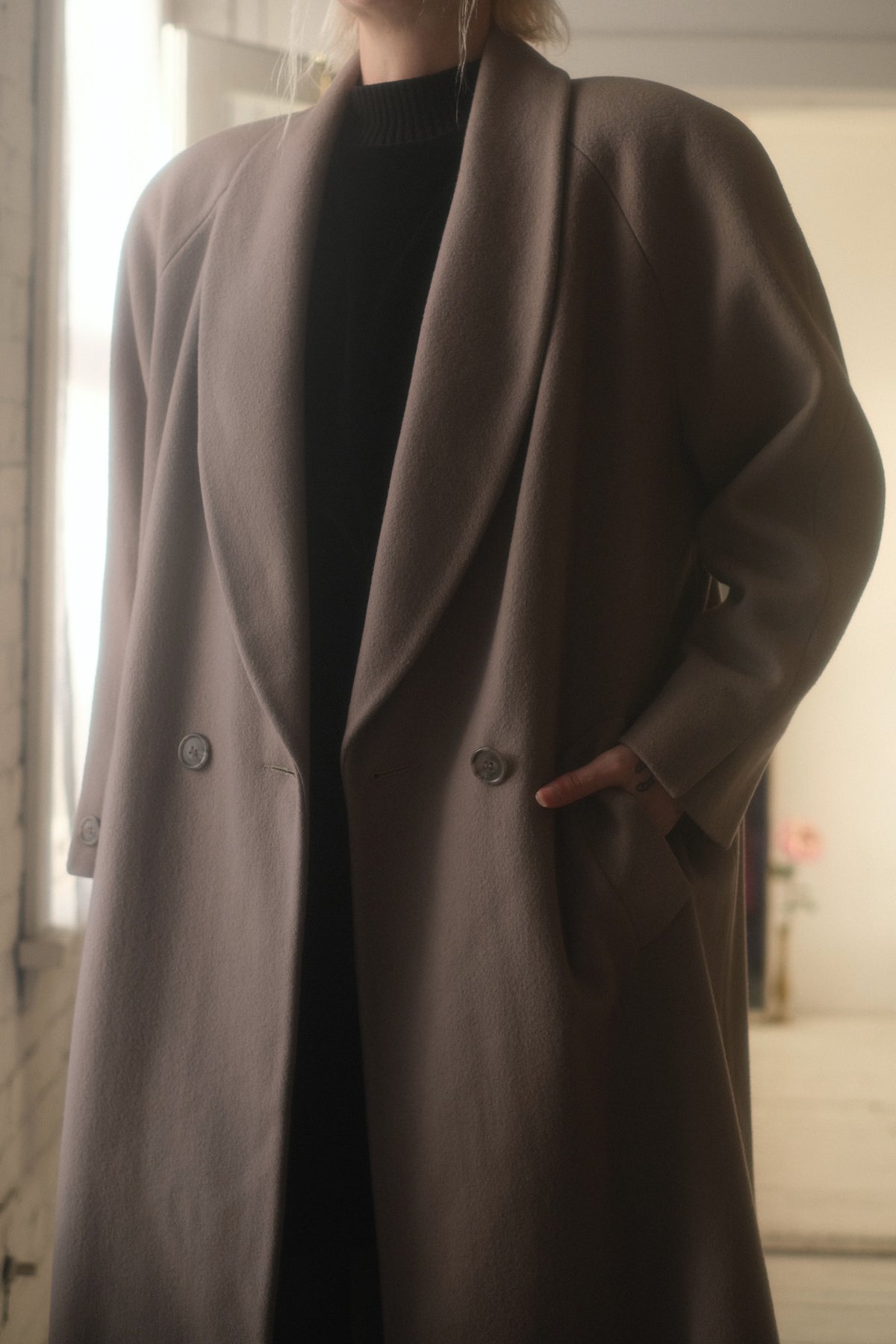 1980s Dove Overcoat