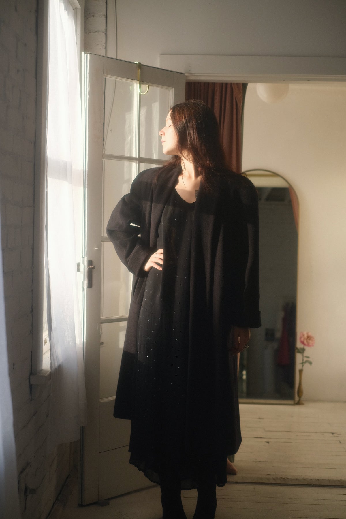 1980s Wool Lapel Overcoat