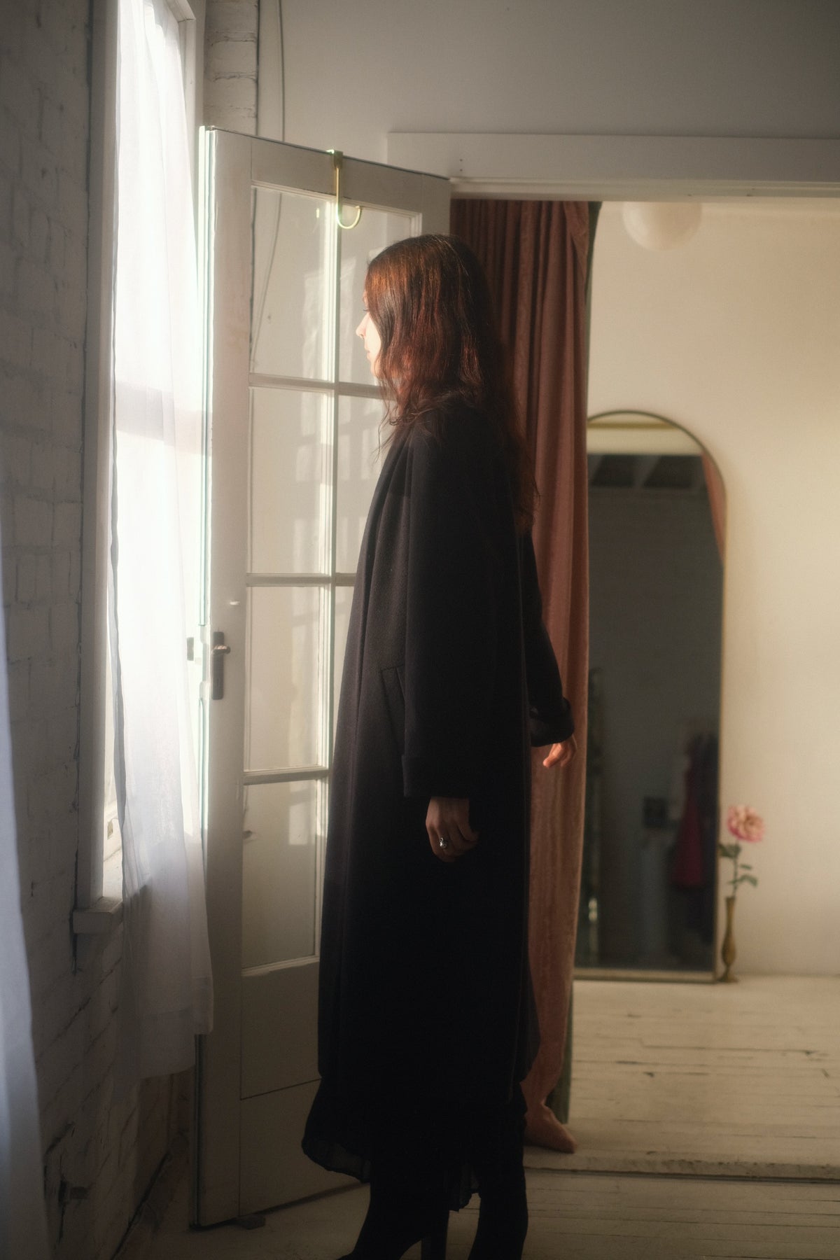1980s Wool Lapel Overcoat