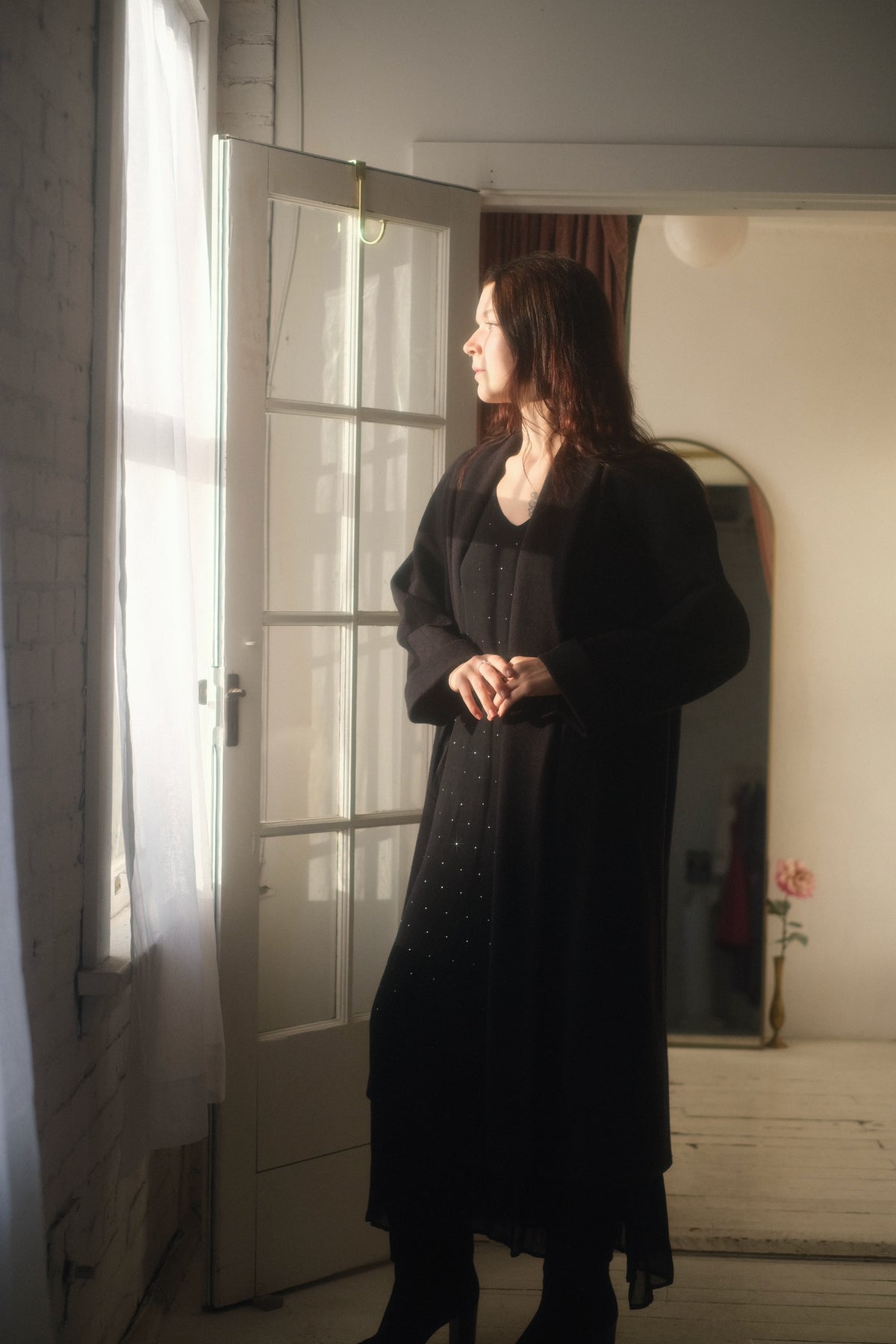 1980s Wool Lapel Overcoat