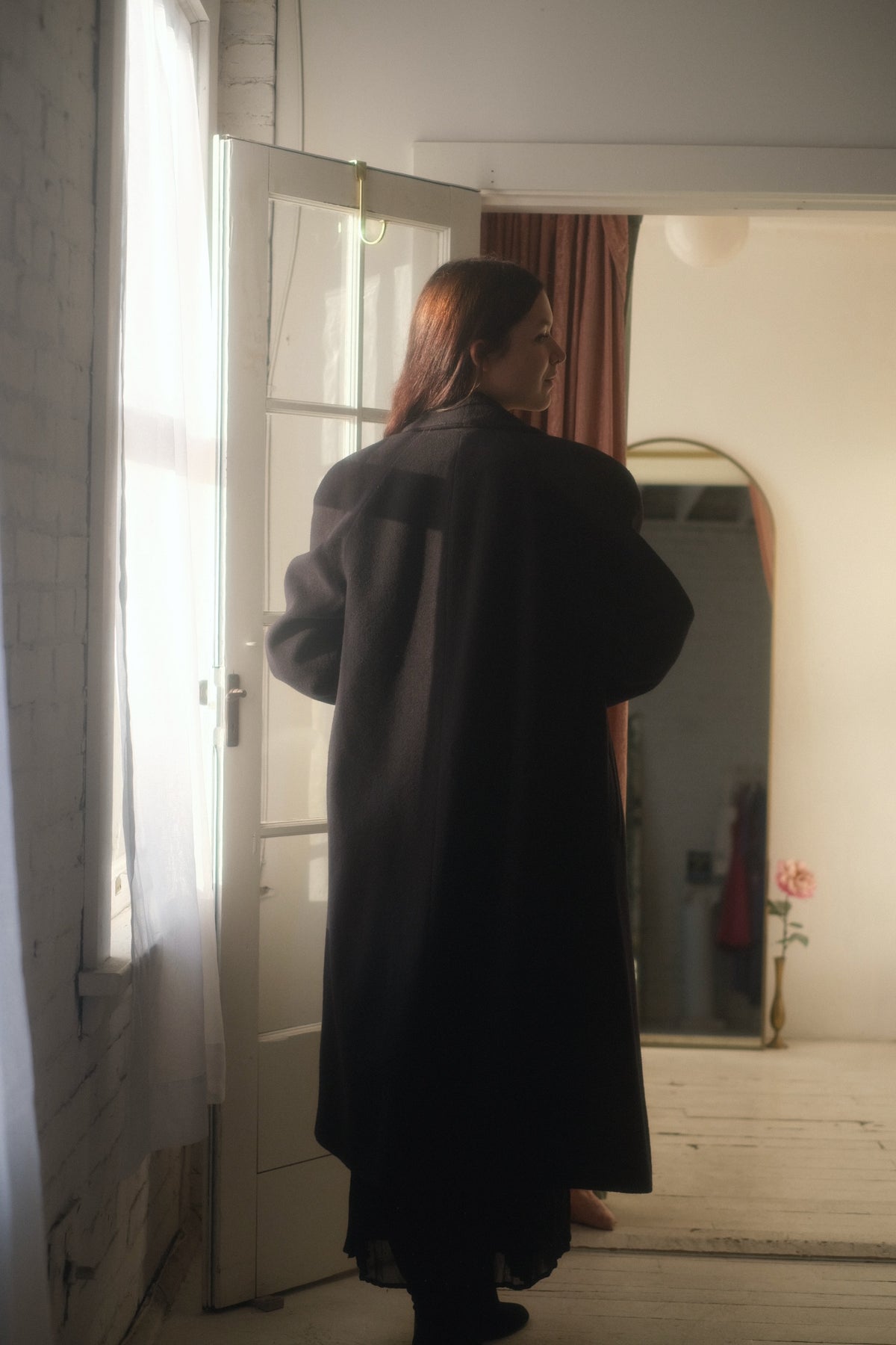 1980s Wool Lapel Overcoat