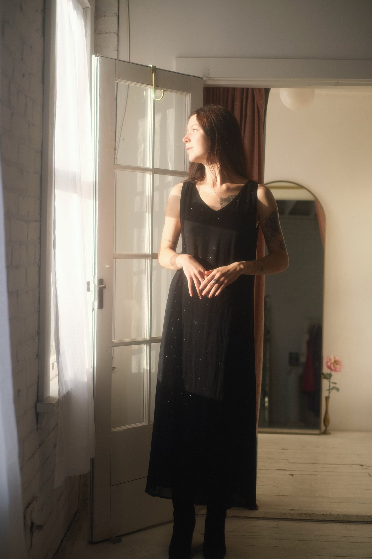 1990s Diamond Maxi Dress