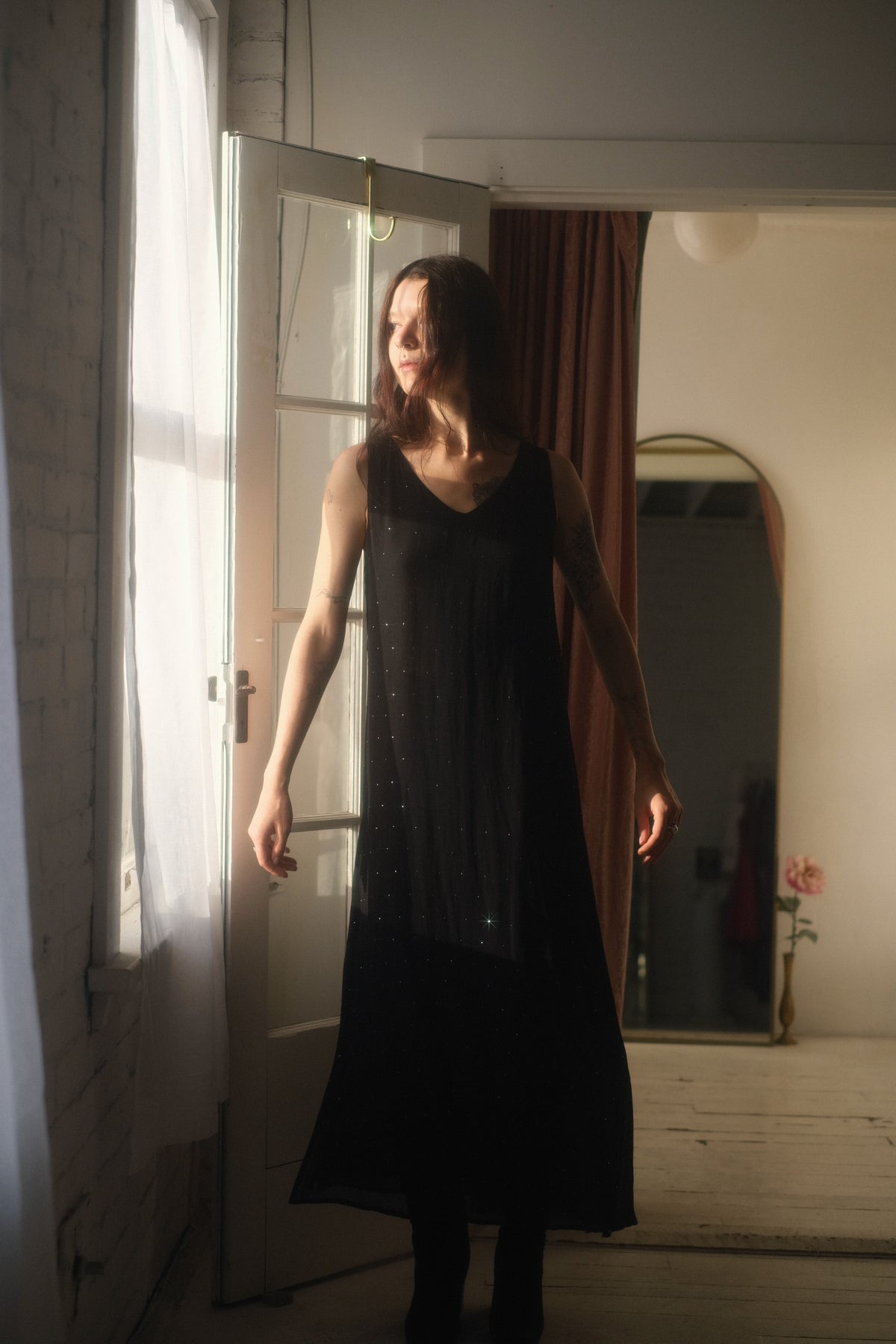 1990s Diamond Maxi Dress