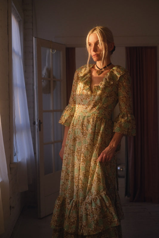 1970s Wildflower Gown