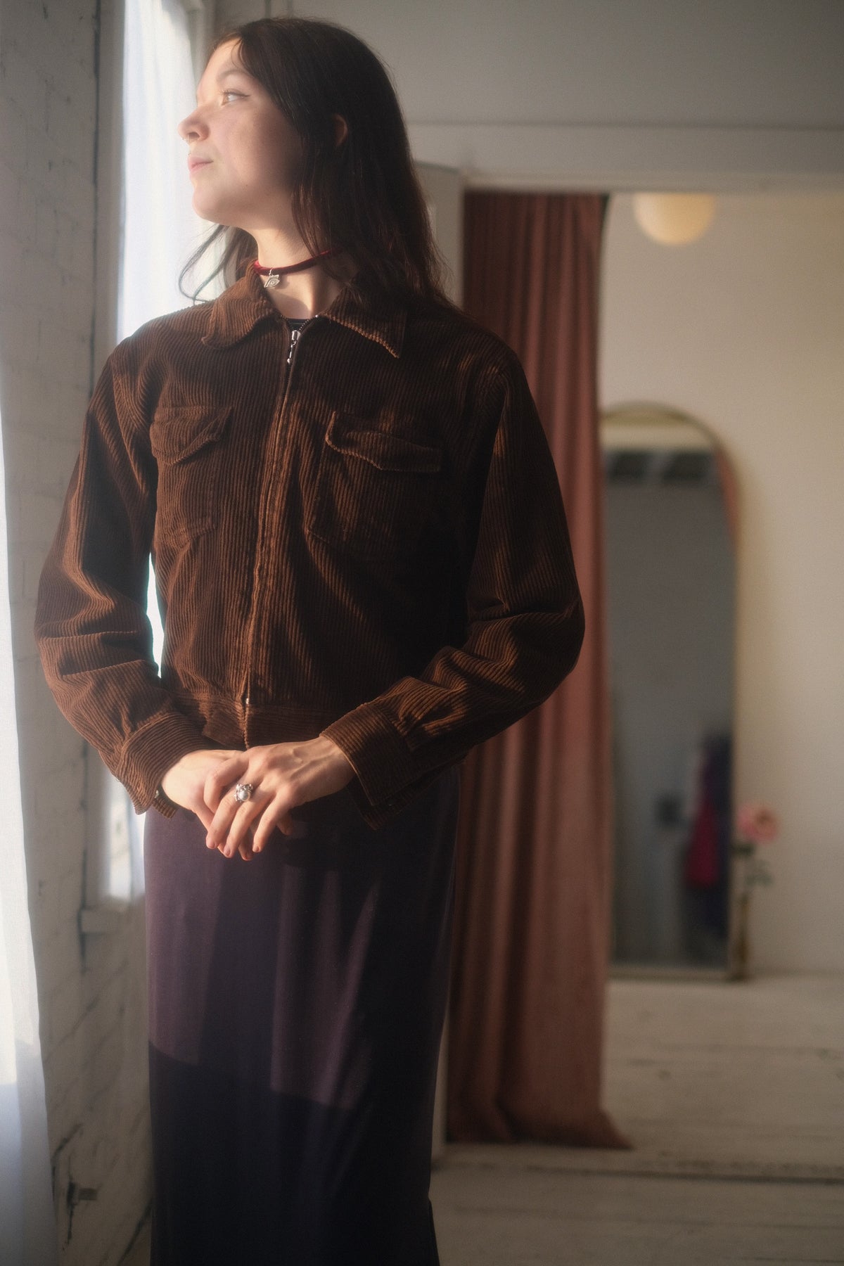 1990s Corduroy Zip Jacket