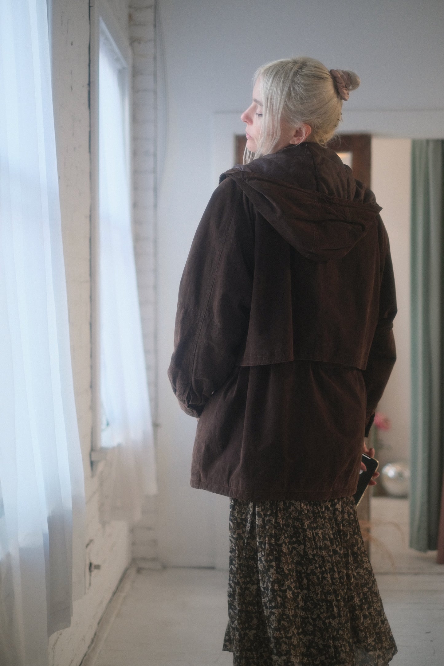 2000s Suede Windbreaker