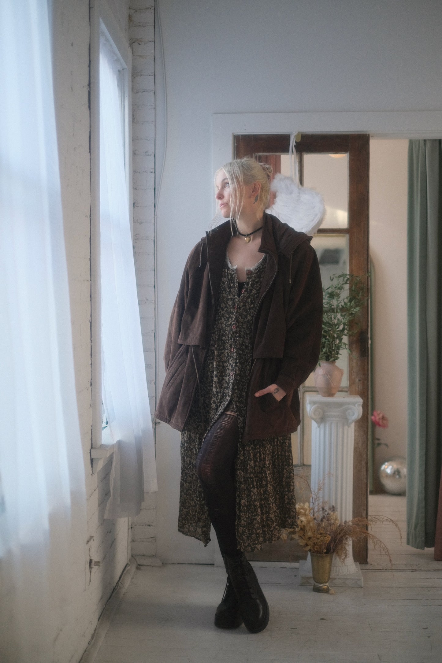 2000s Suede Windbreaker