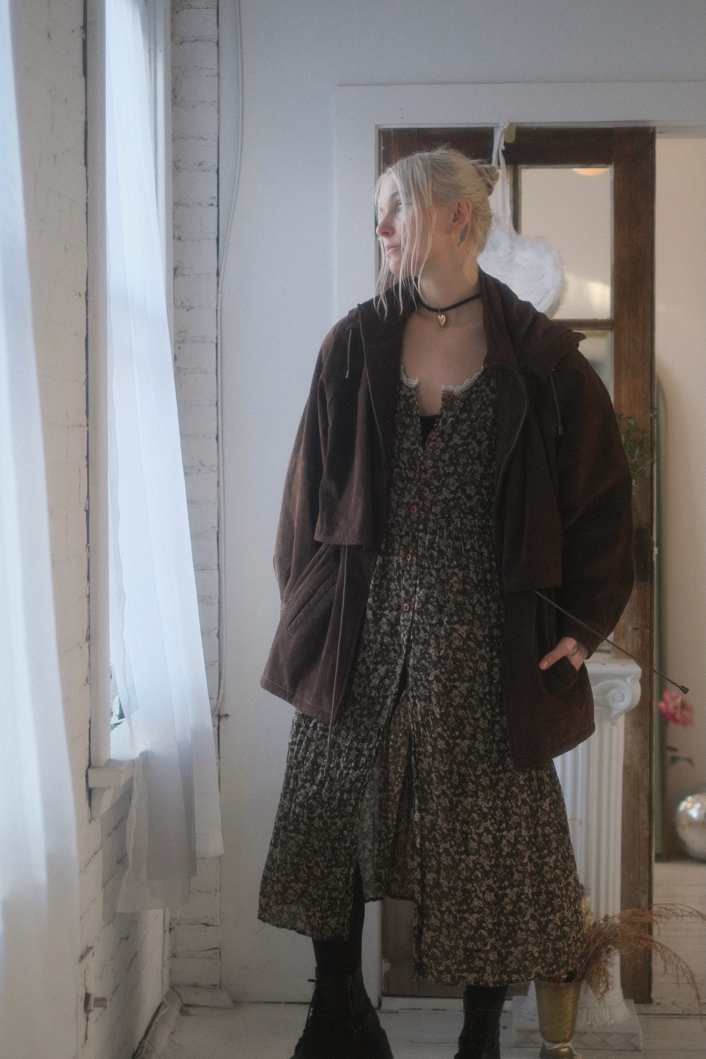 2000s Suede Windbreaker