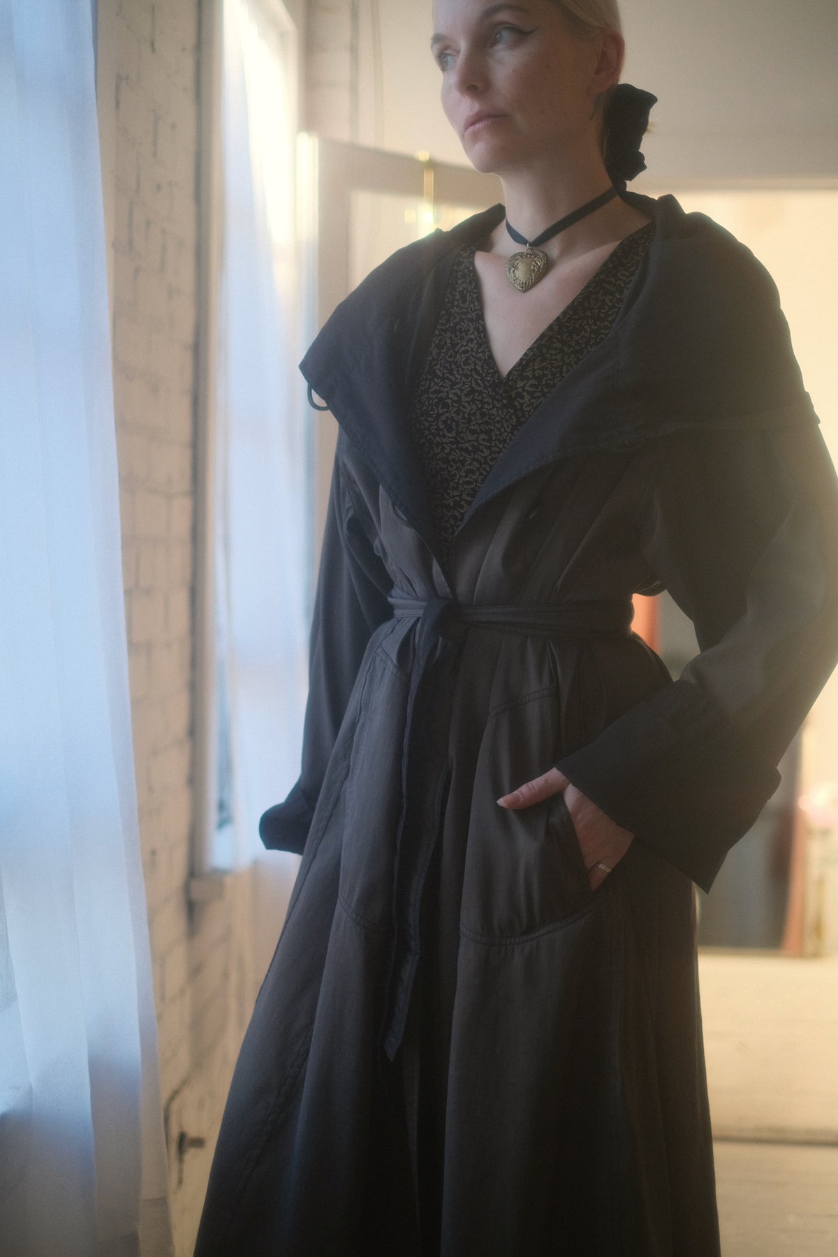2000s Nordstrom Iridescent Trench