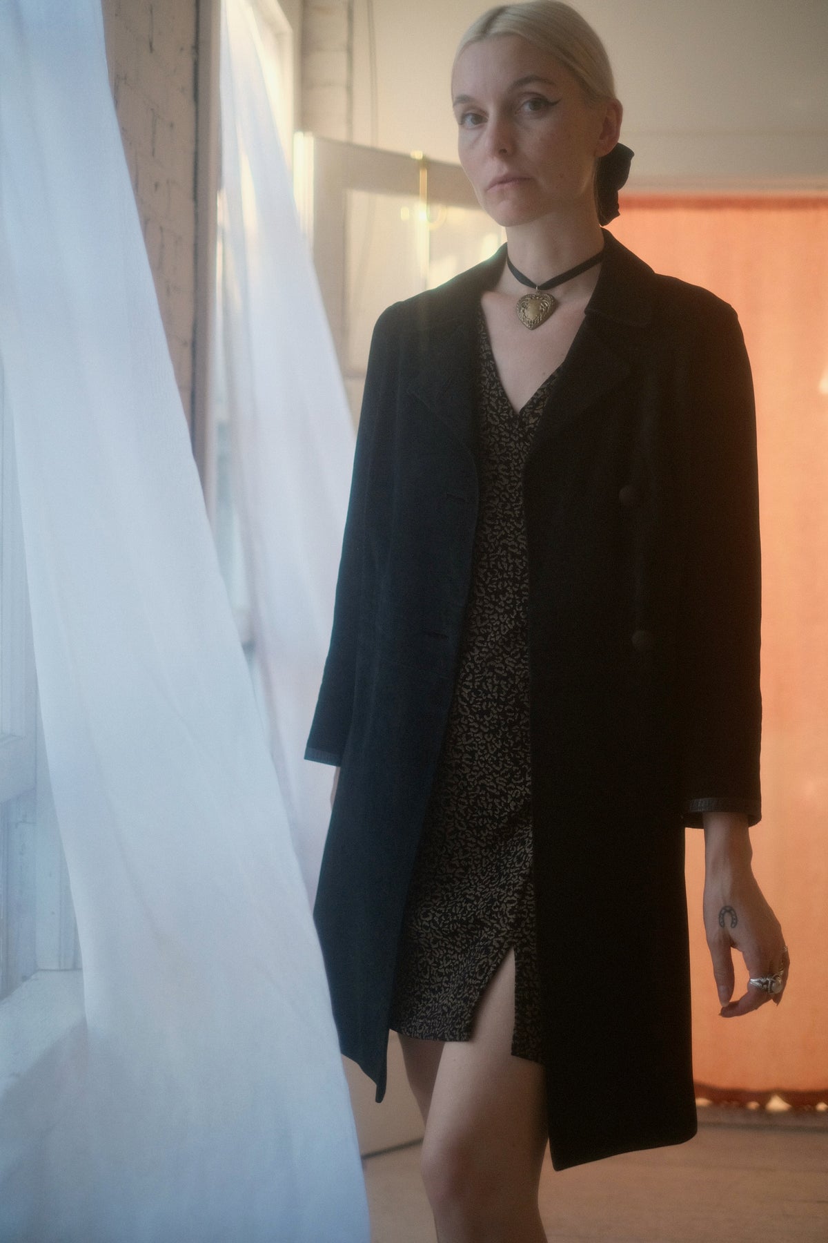 1960s Suede Trench