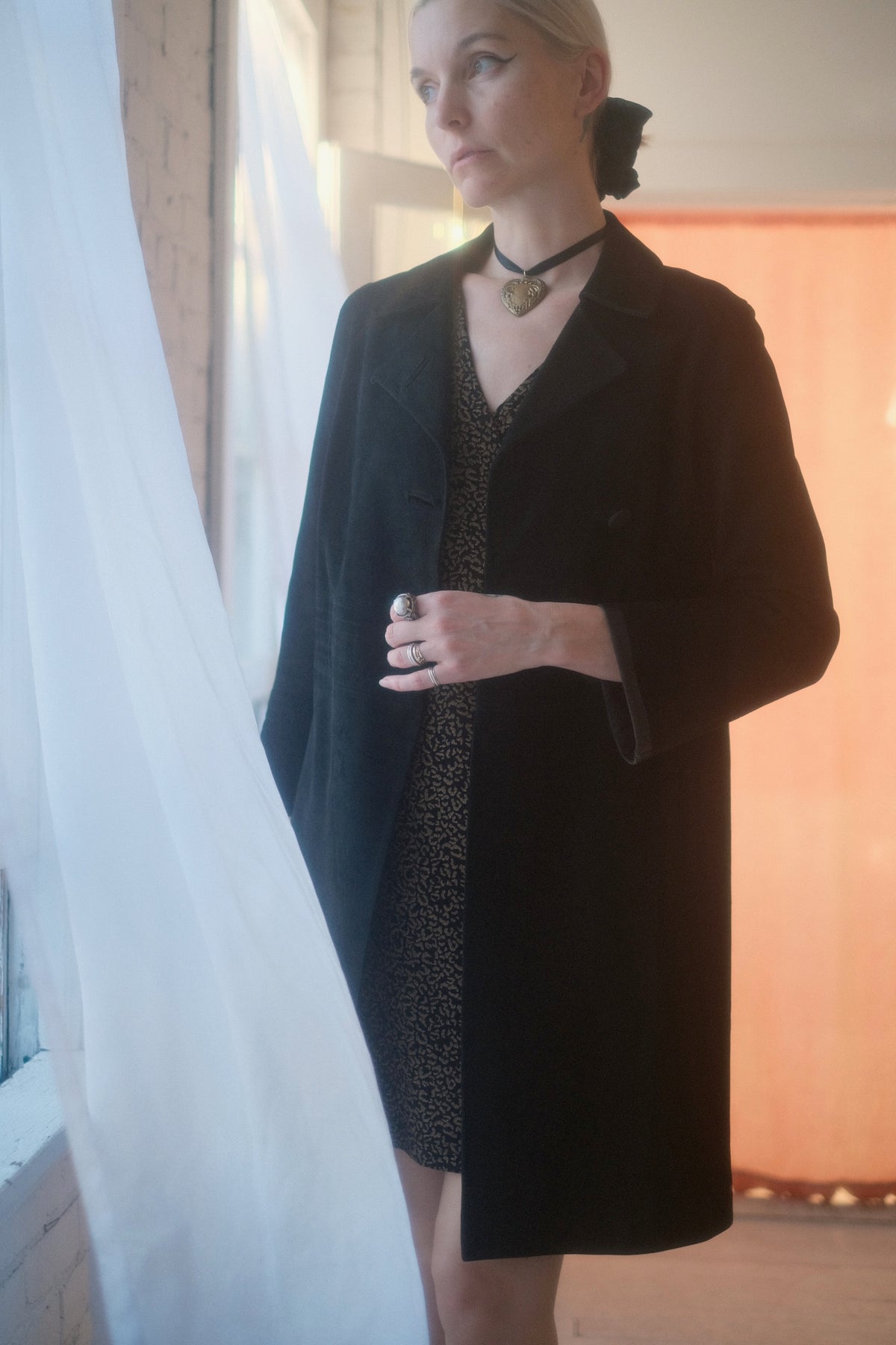 1960s Suede Trench