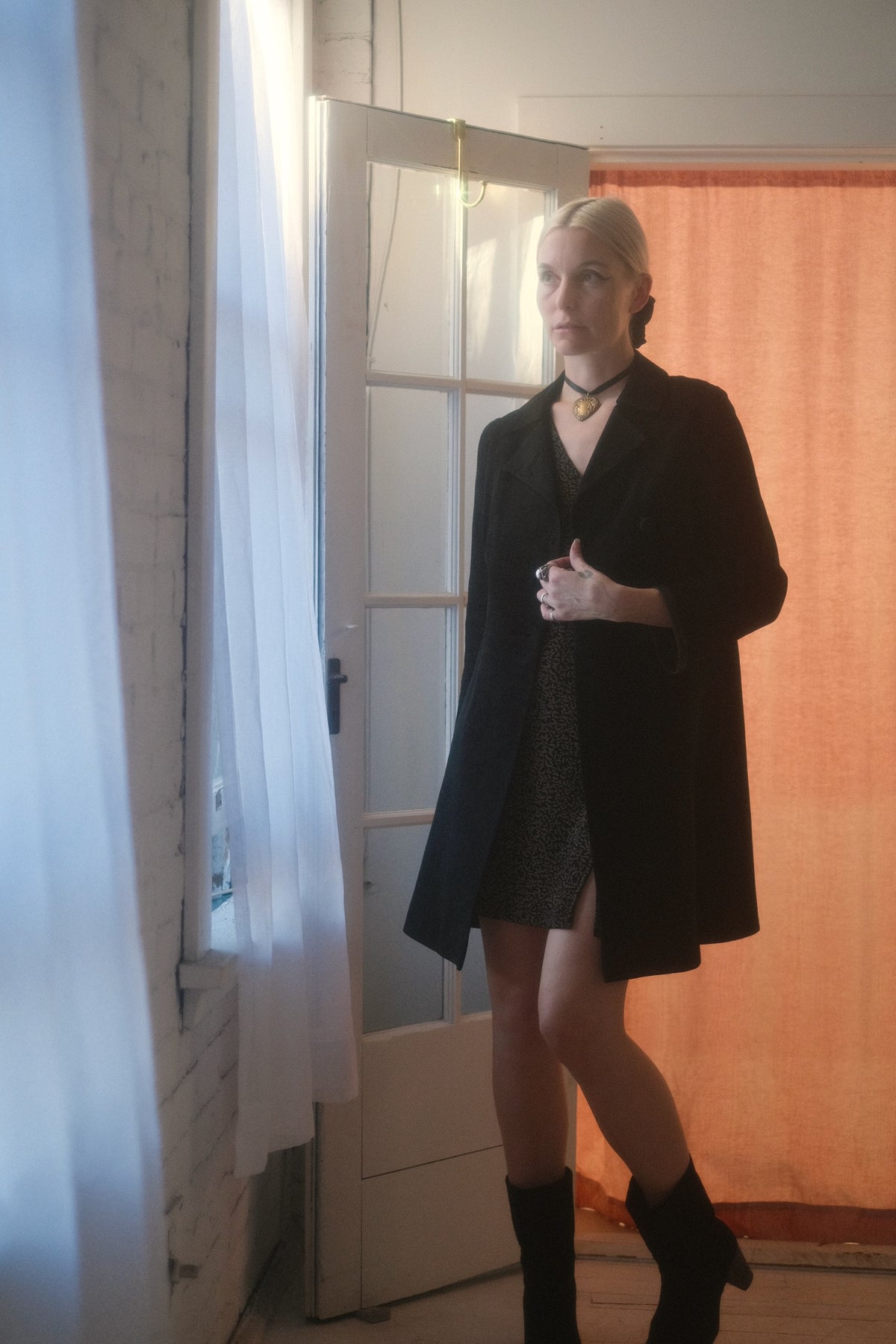 1960s Suede Trench