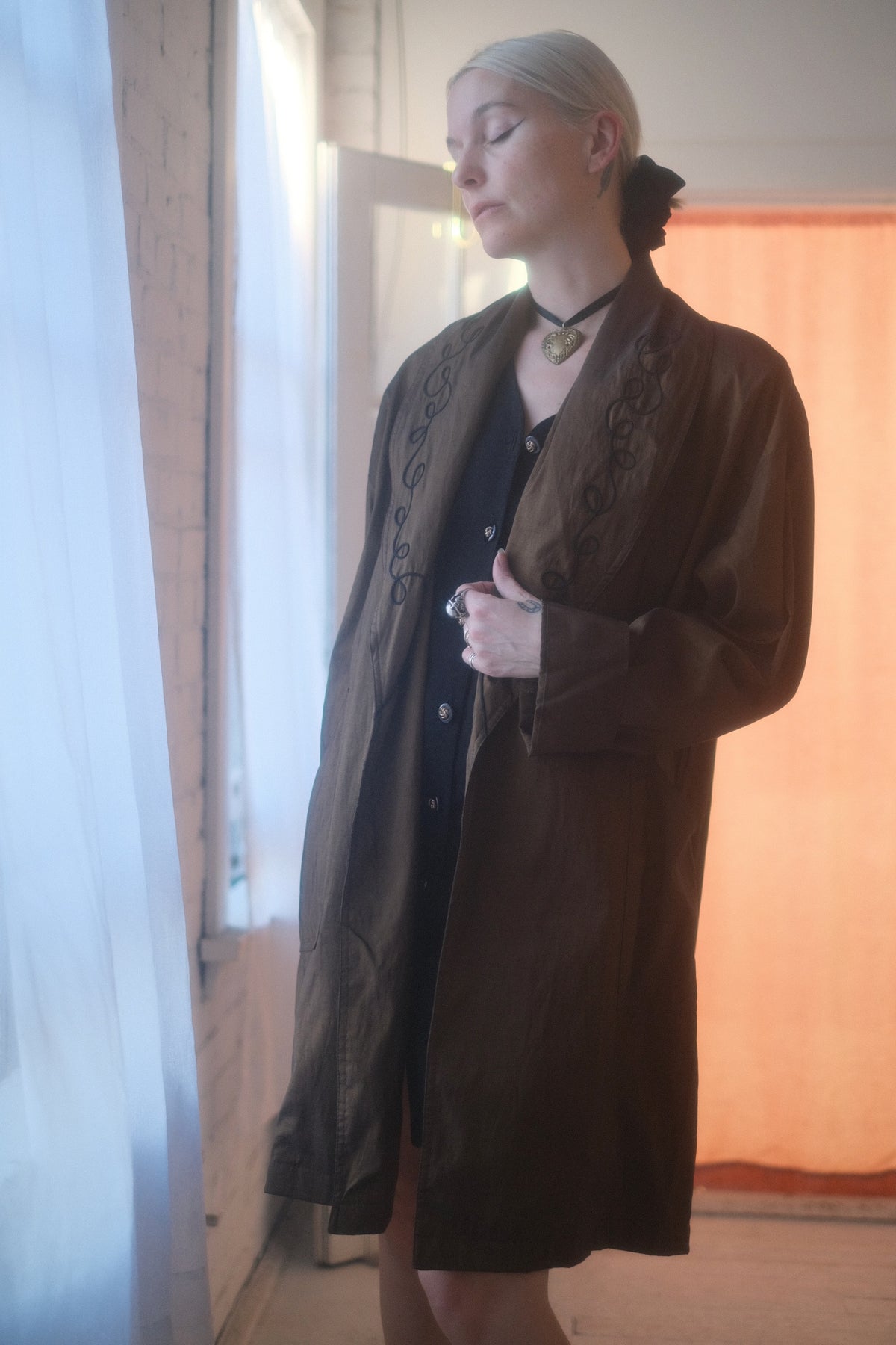 1980s Iridescent Bronze Jacket