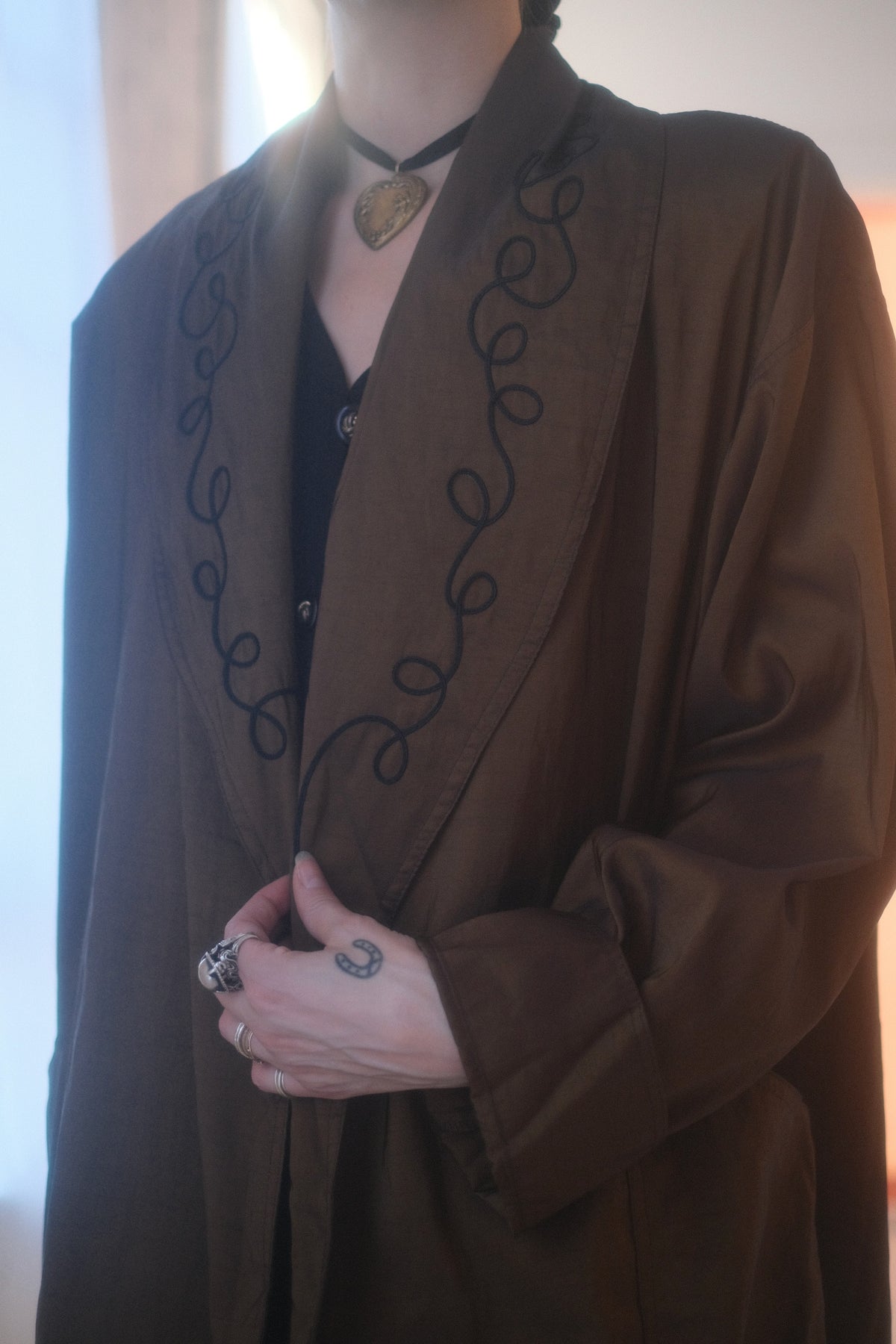 1980s Iridescent Bronze Jacket