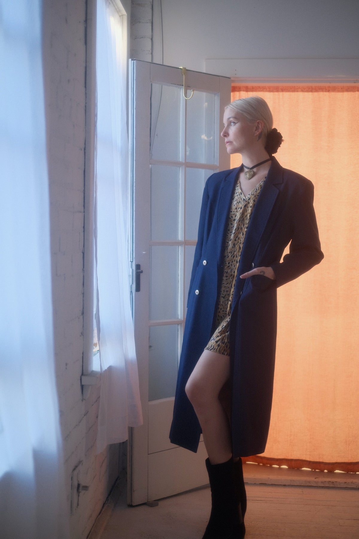 1980s Navy Suit Coat