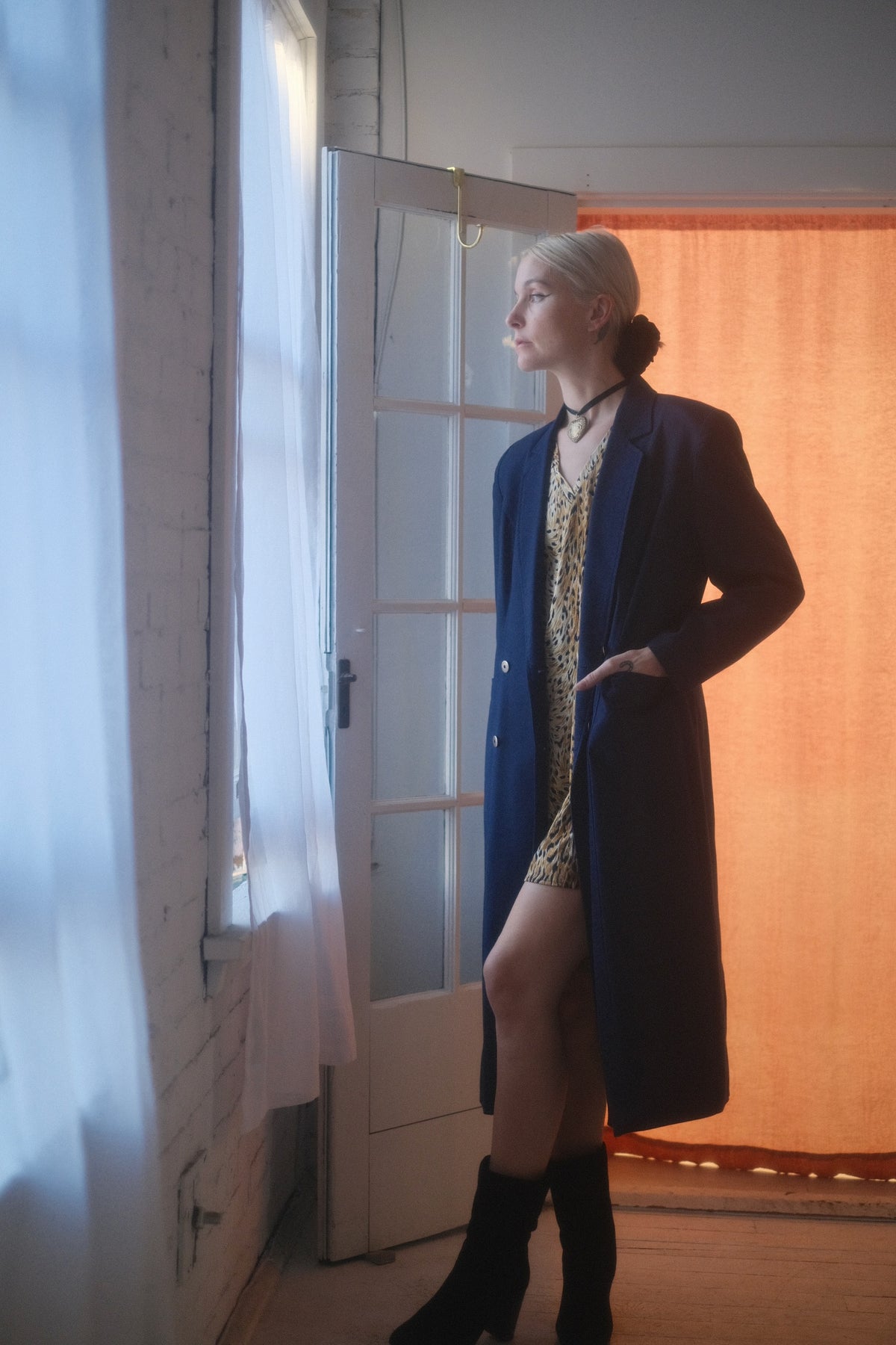 1980s Navy Suit Coat