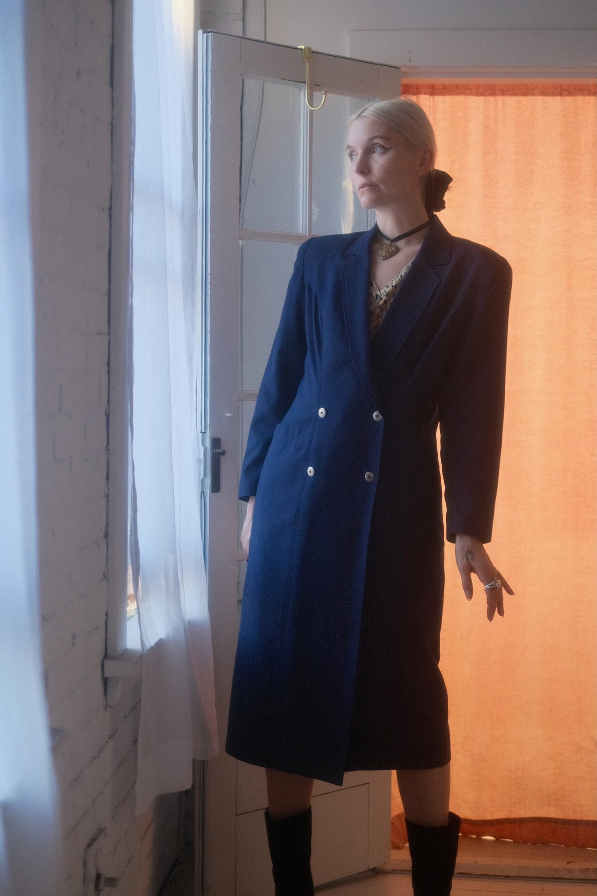 1980s Navy Suit Coat