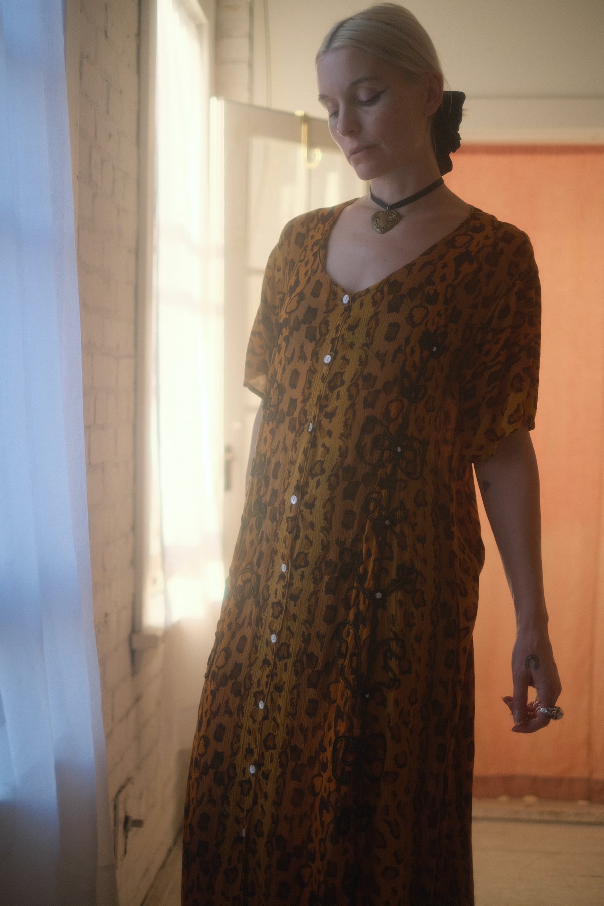 1990s Cheetah Dress