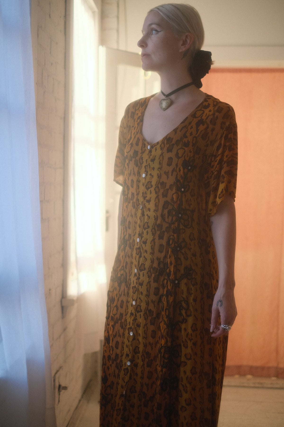 1990s Cheetah Dress