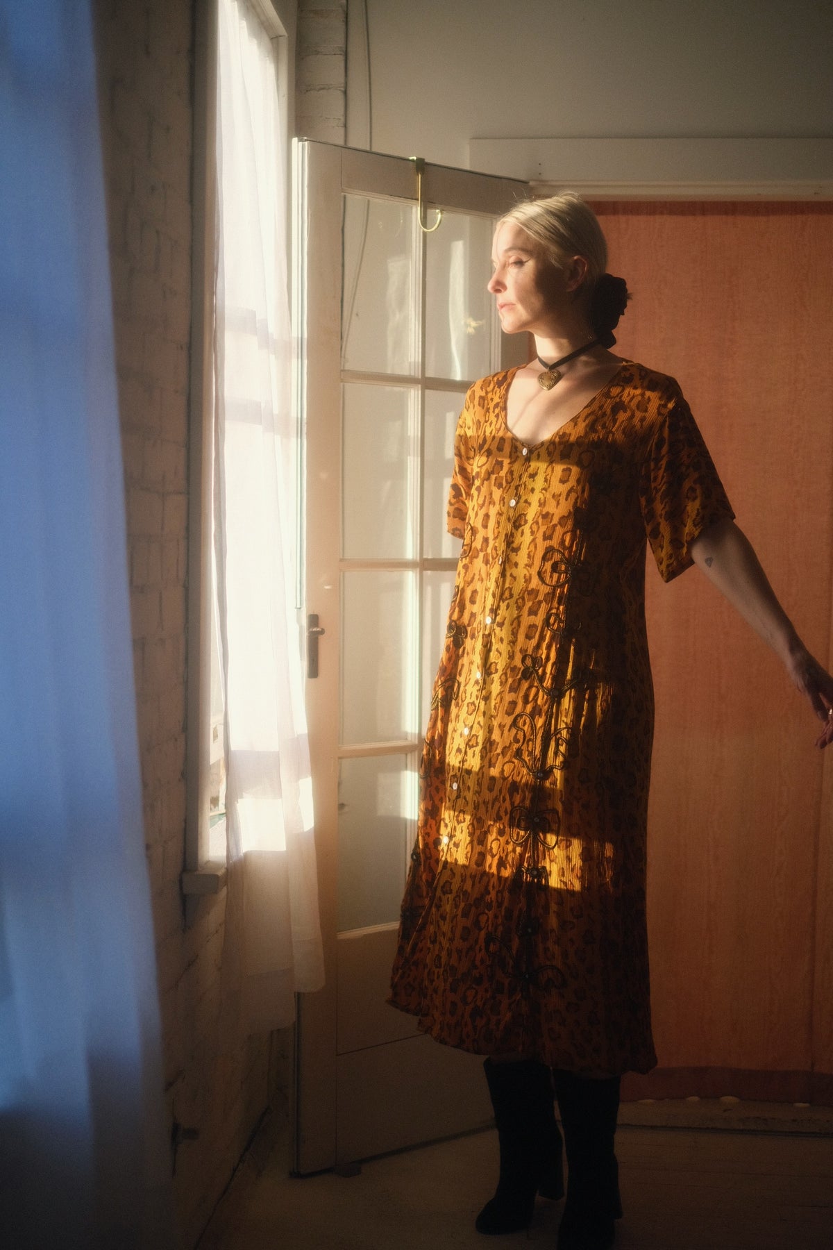 1990s Cheetah Dress