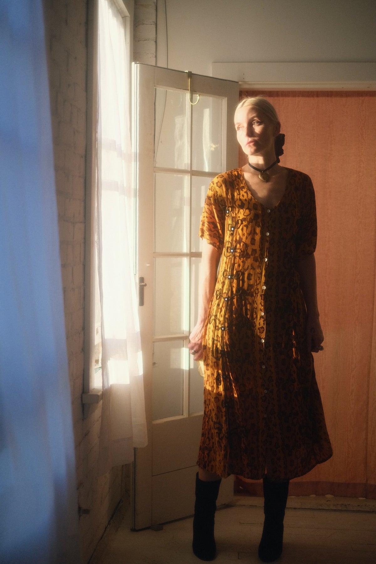 1990s Cheetah Dress