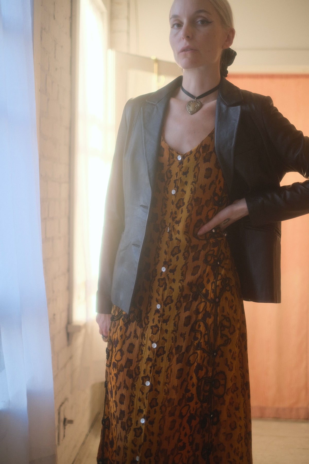 2000s Leather Blazer