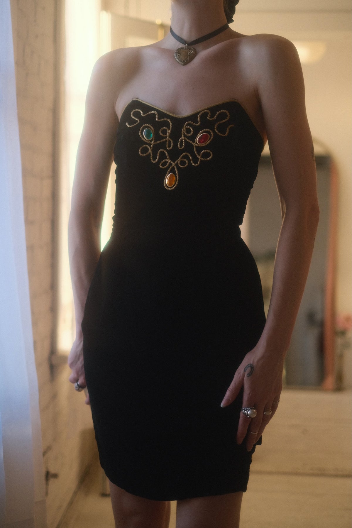 1980s Gemstone Gown
