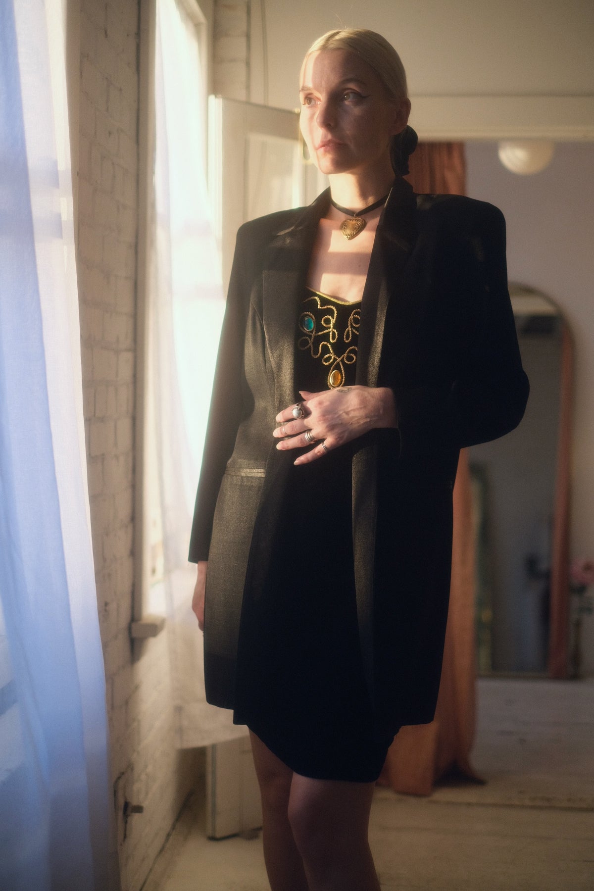 1990s Long Tuxedo Jacket