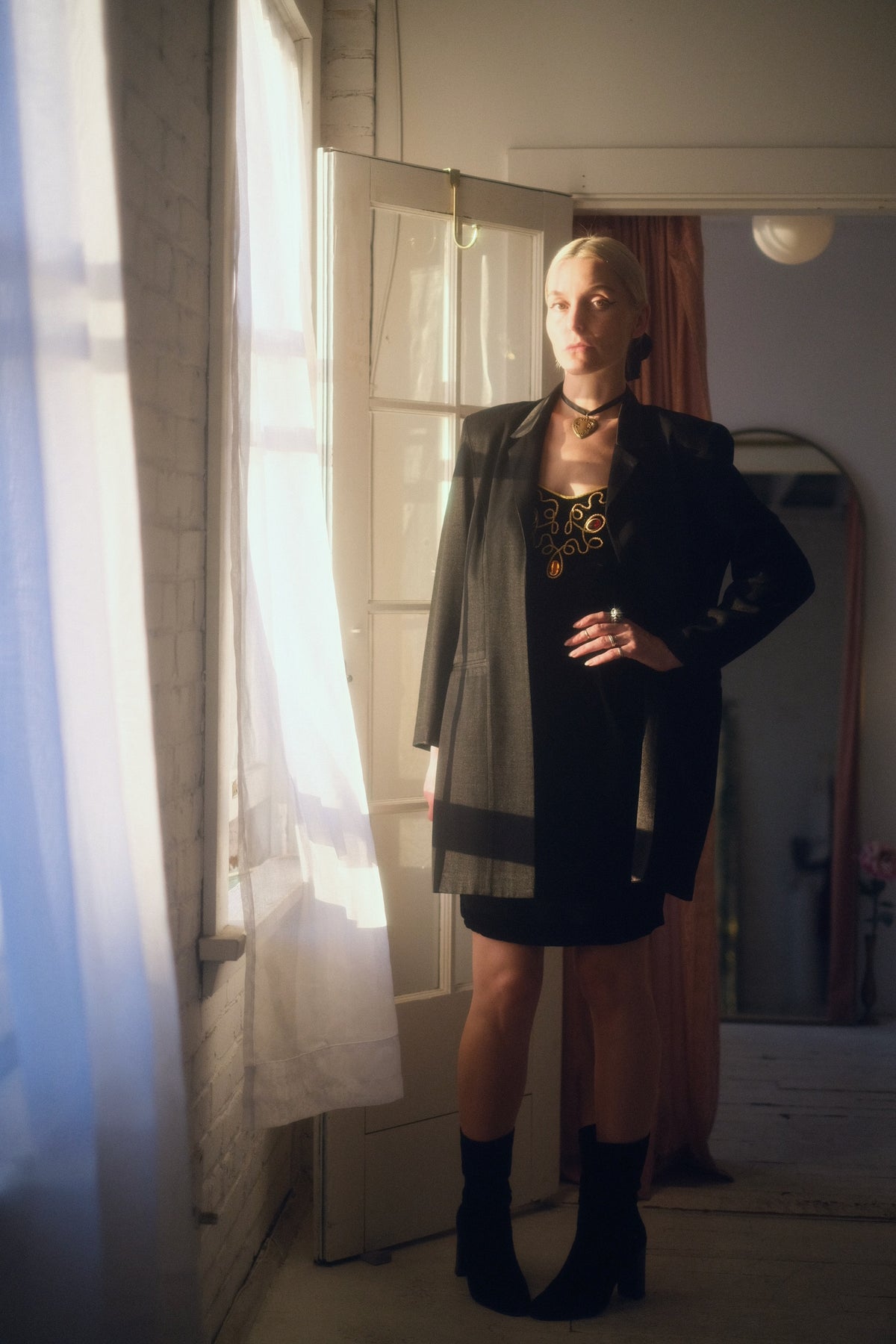 1990s Long Tuxedo Jacket