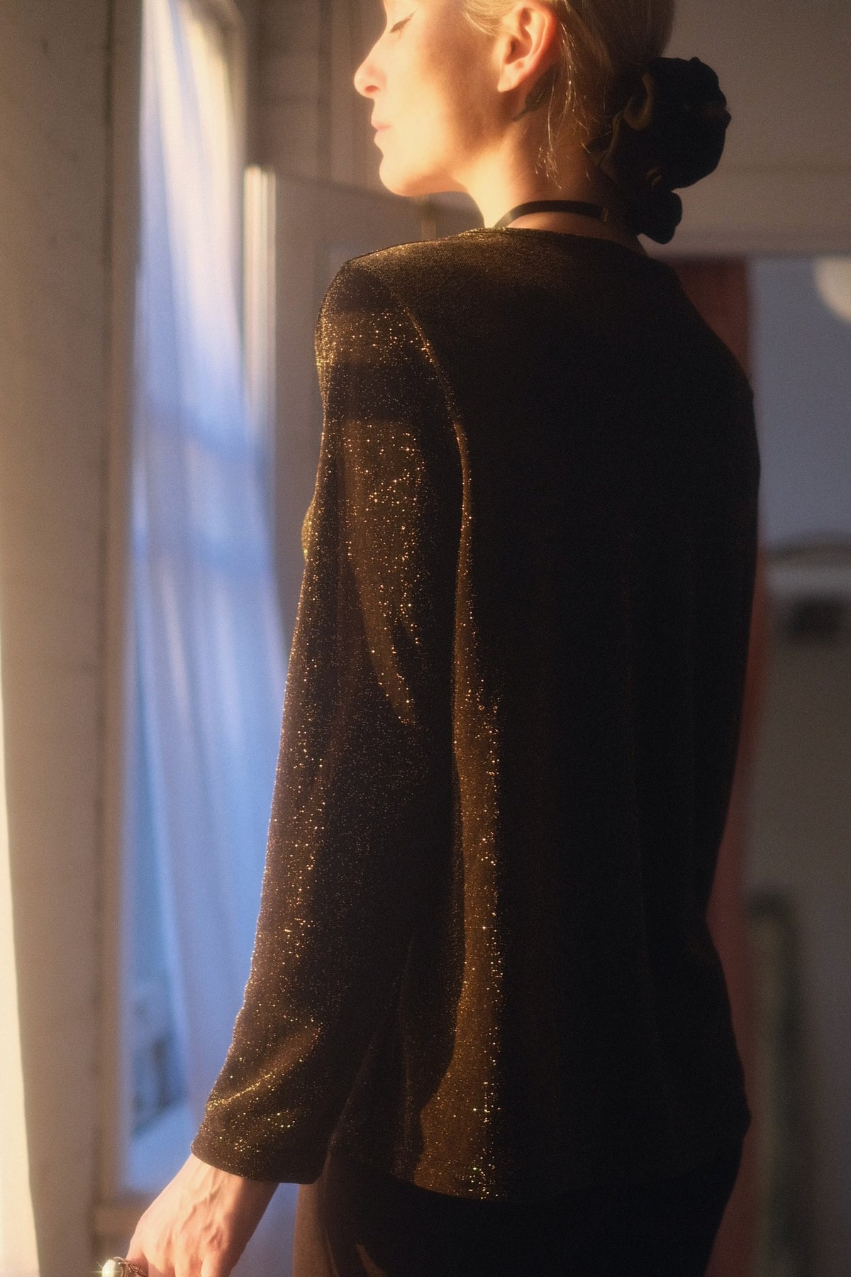 1990s Glitter Cardi