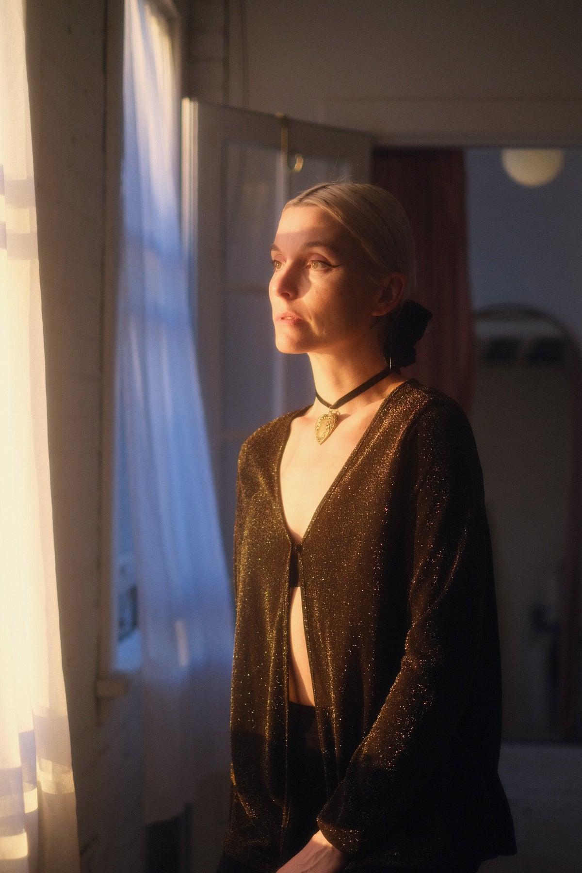 1990s Glitter Cardi